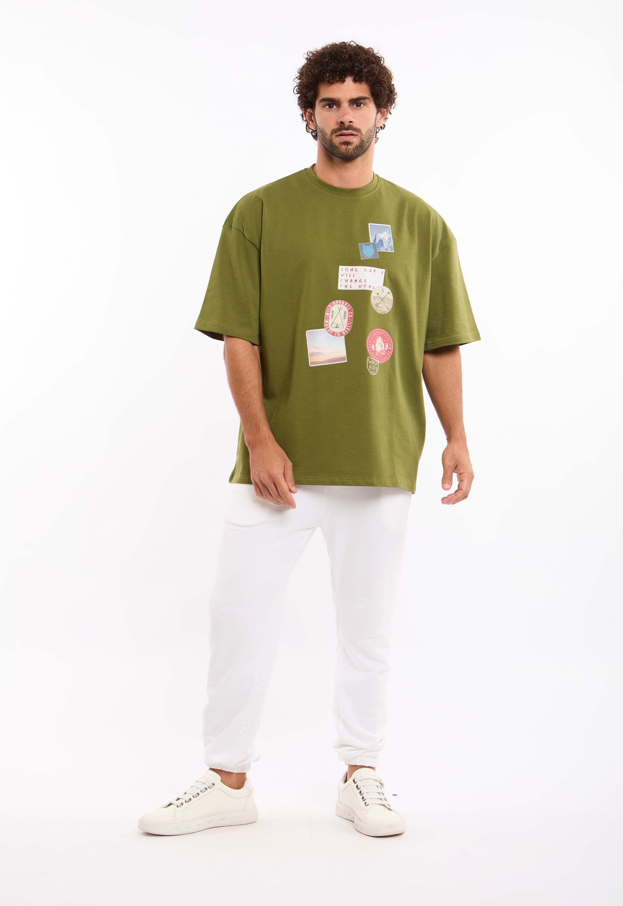 Front Graphic Print Relaxed Fit Tee