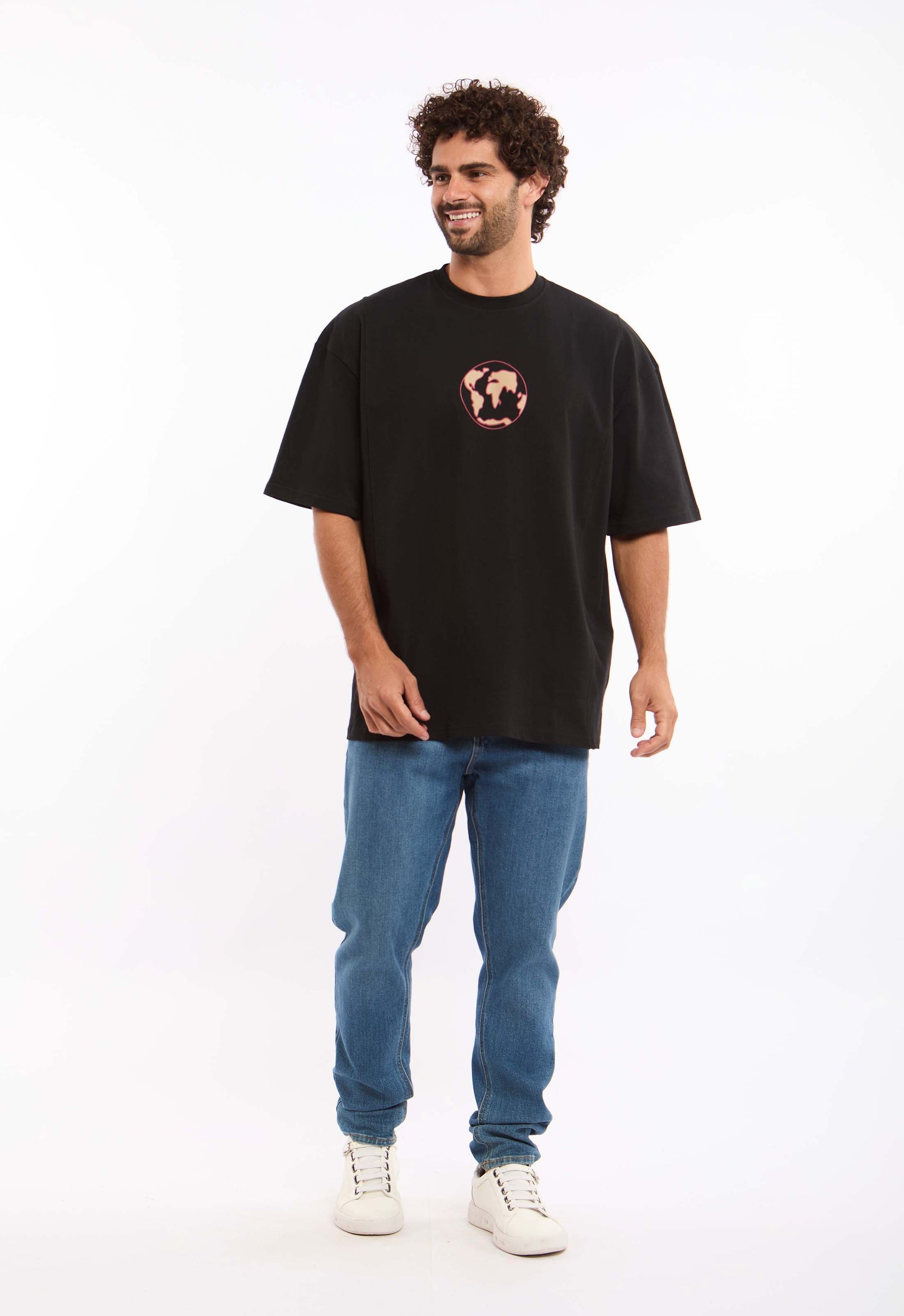 Printed Slip On Cotton Casual Tee