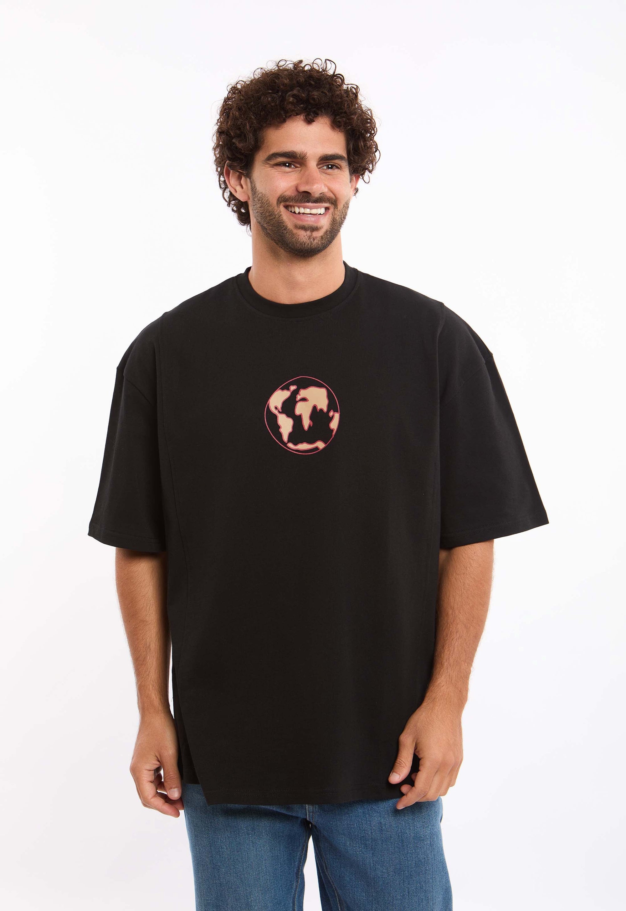 Printed Slip On Cotton Casual Tee