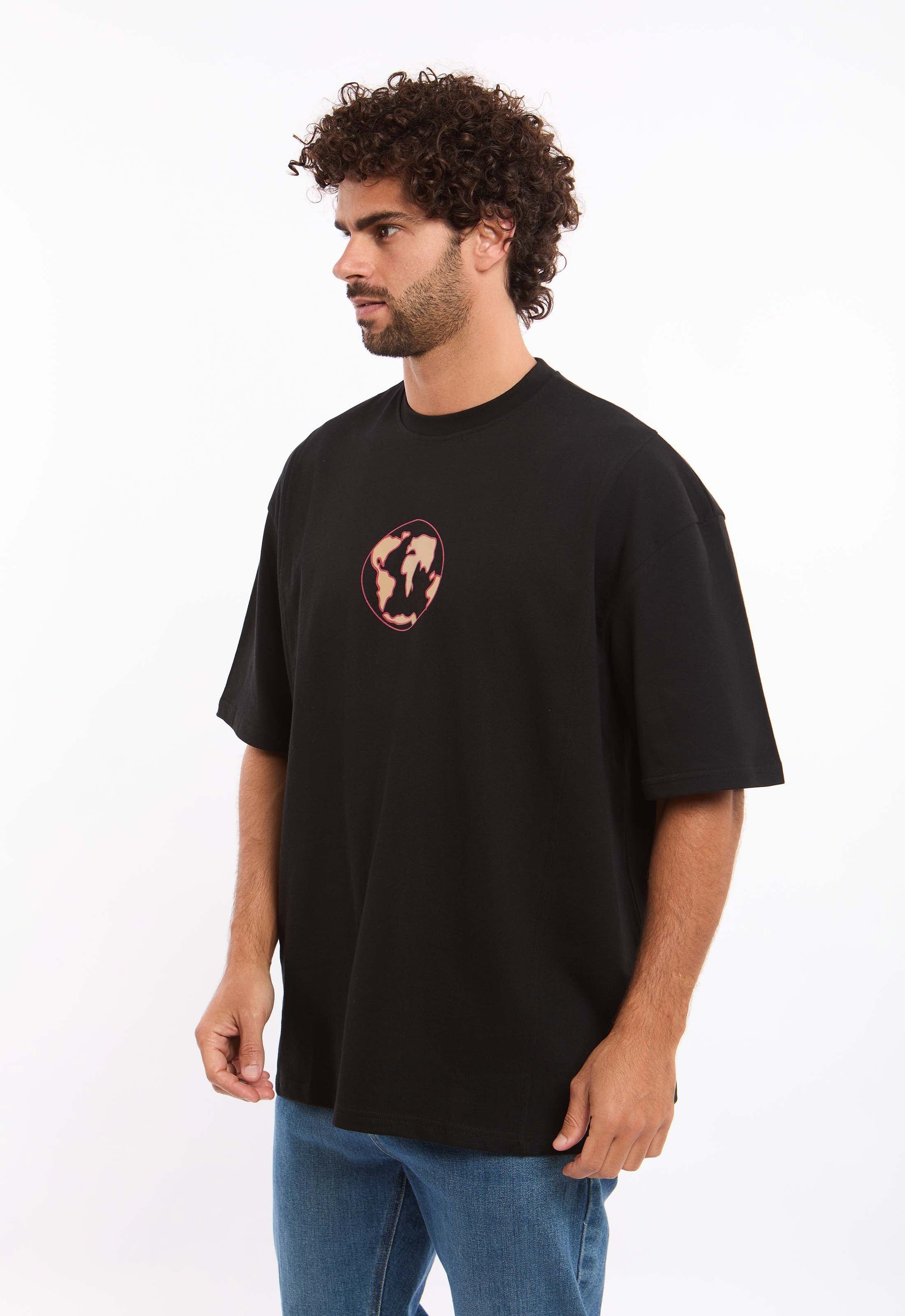 Printed Slip On Cotton Casual Tee