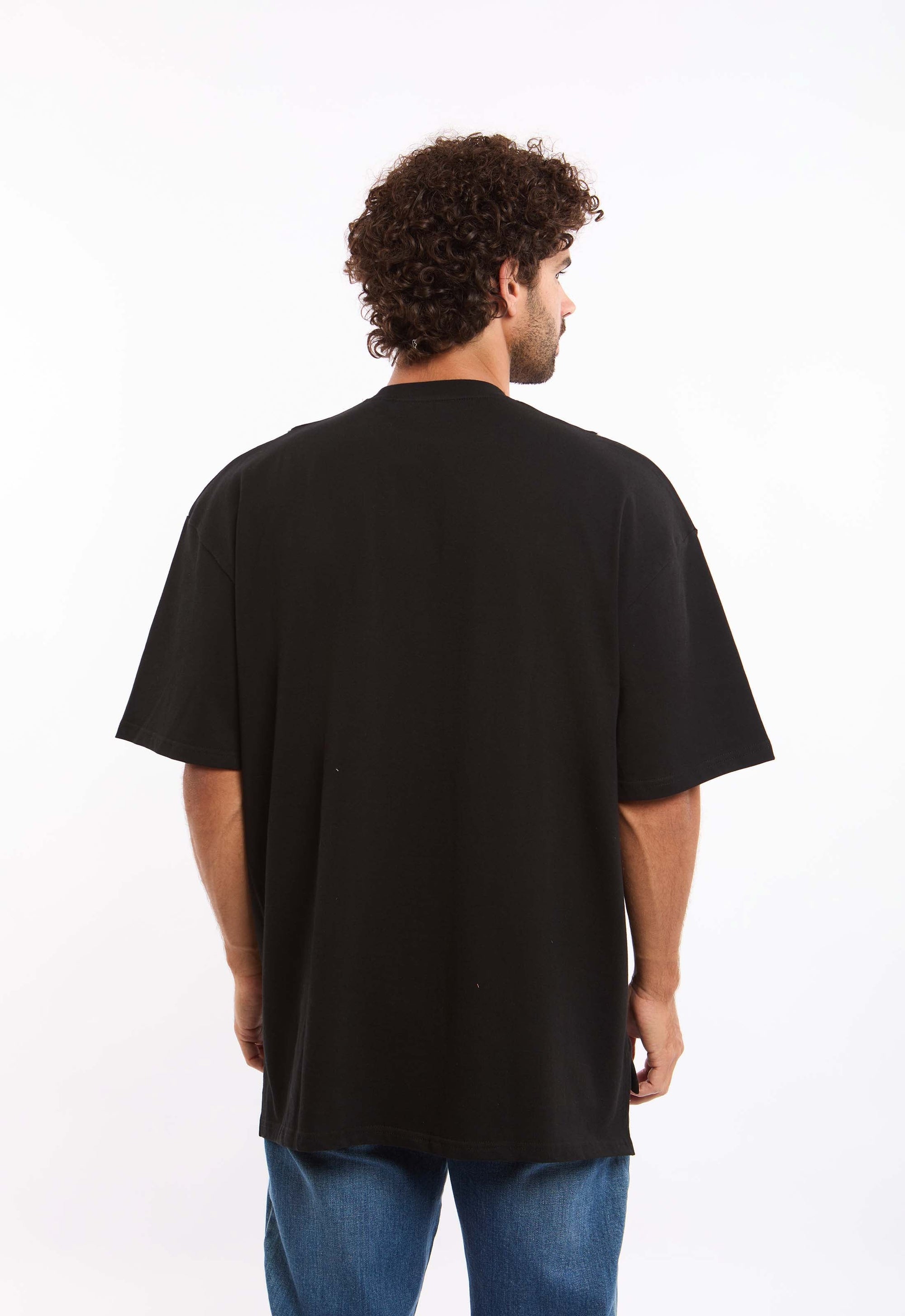 Elbow Sleeves Casual Tee with Front Piping Details