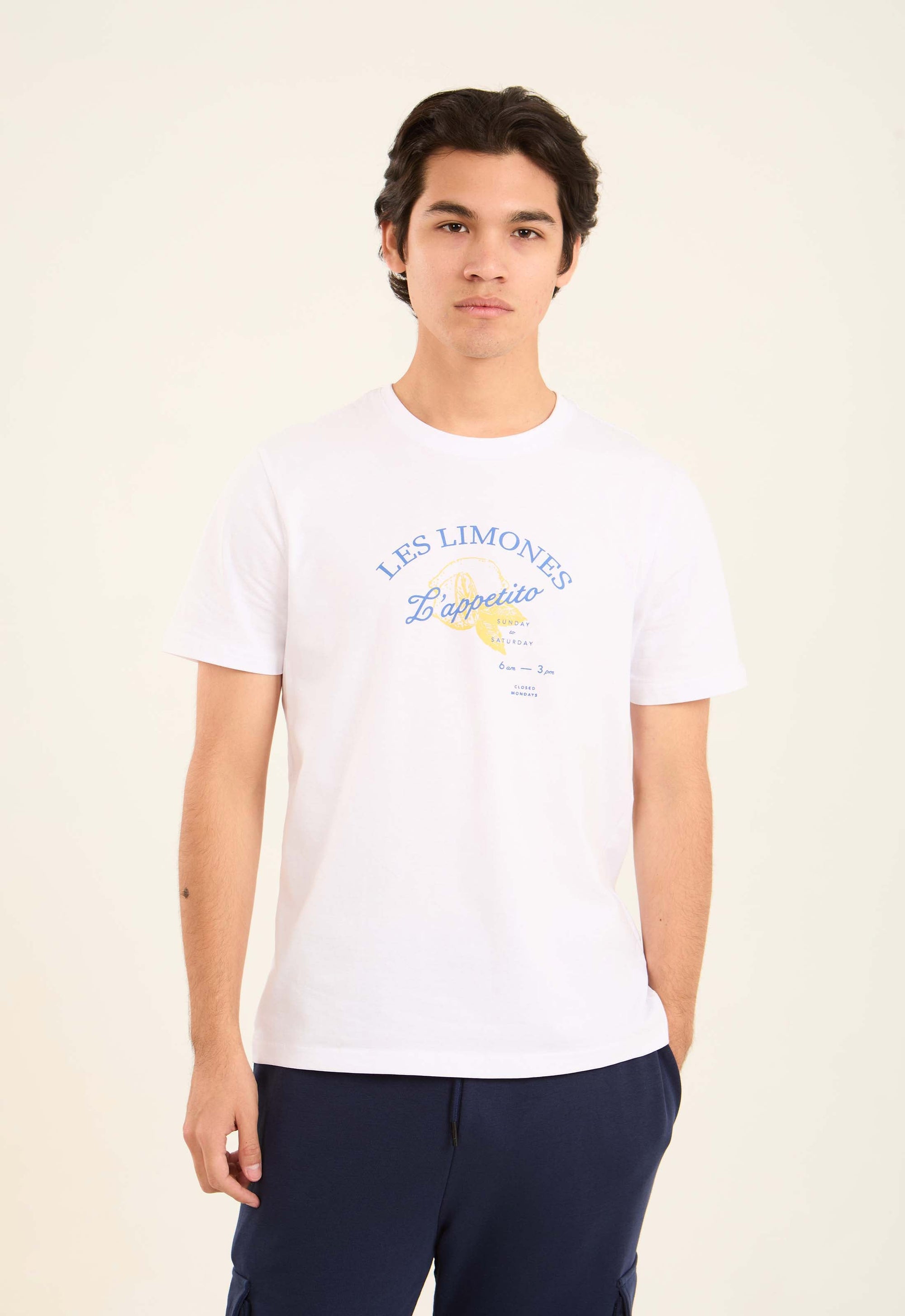 Regular Fit Comfy Tee with Front Print