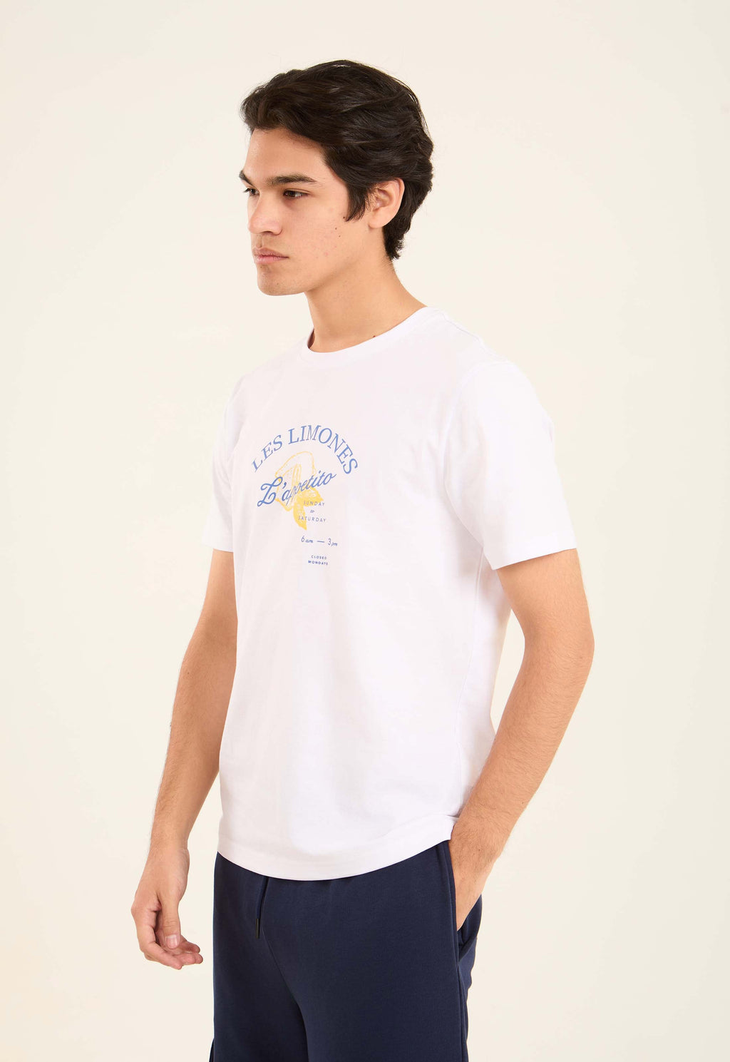 Regular Fit Comfy Tee with Front Print