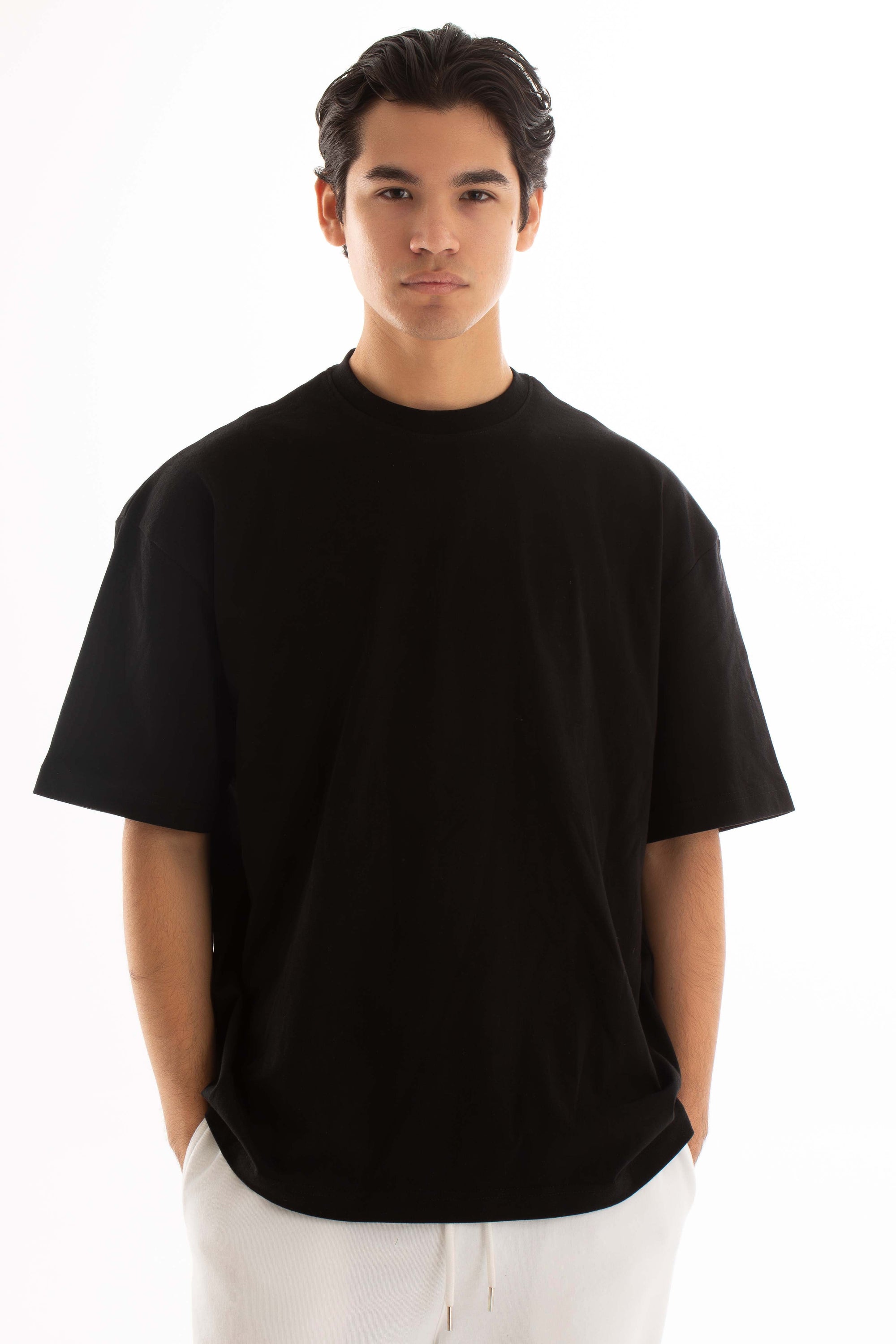 Slip On Round Neck Basic Tee