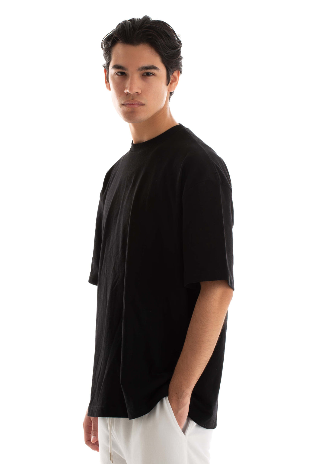 Slip On Round Neck Basic Tee