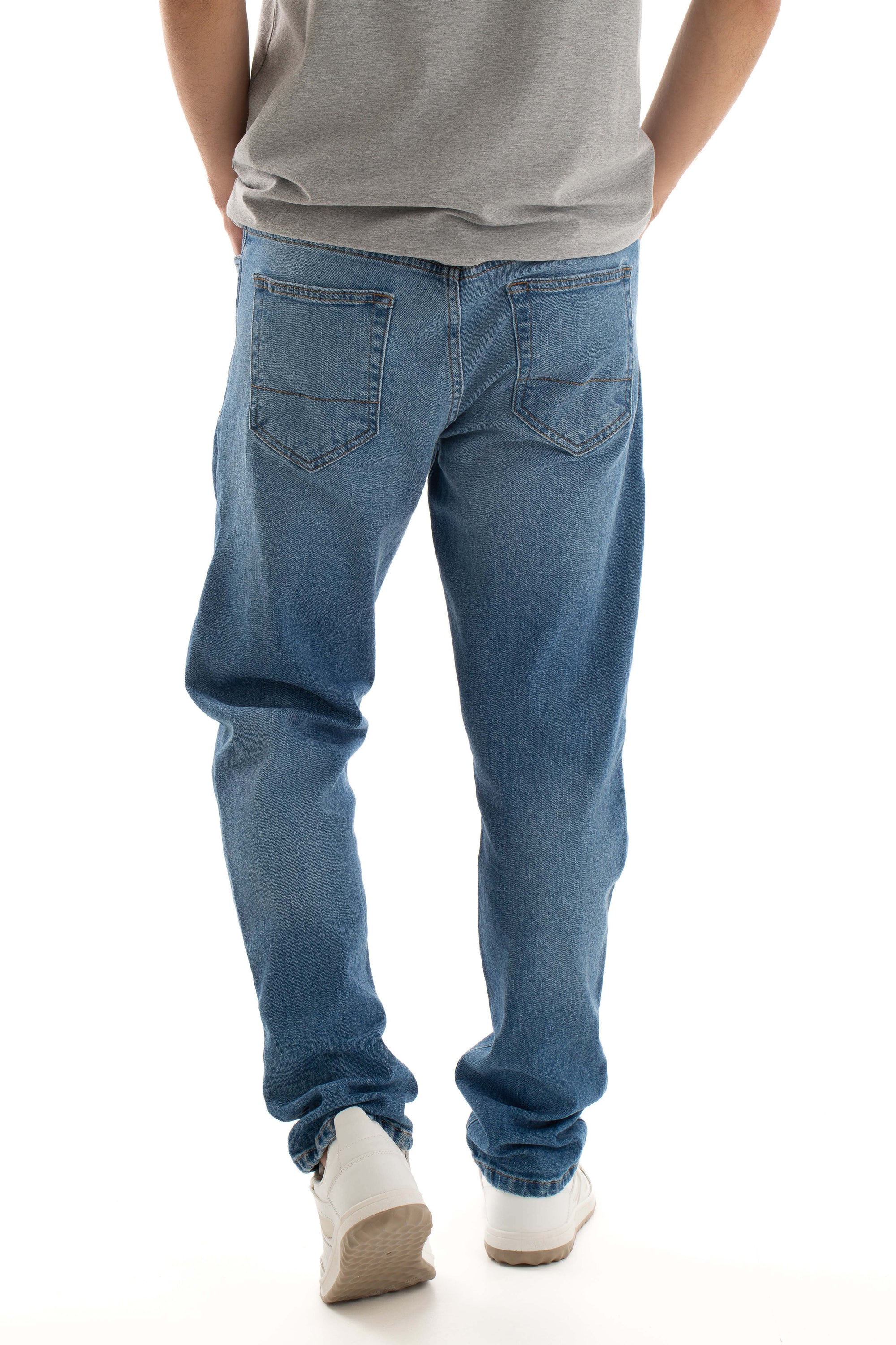 Distressed Slim Denim Jeans