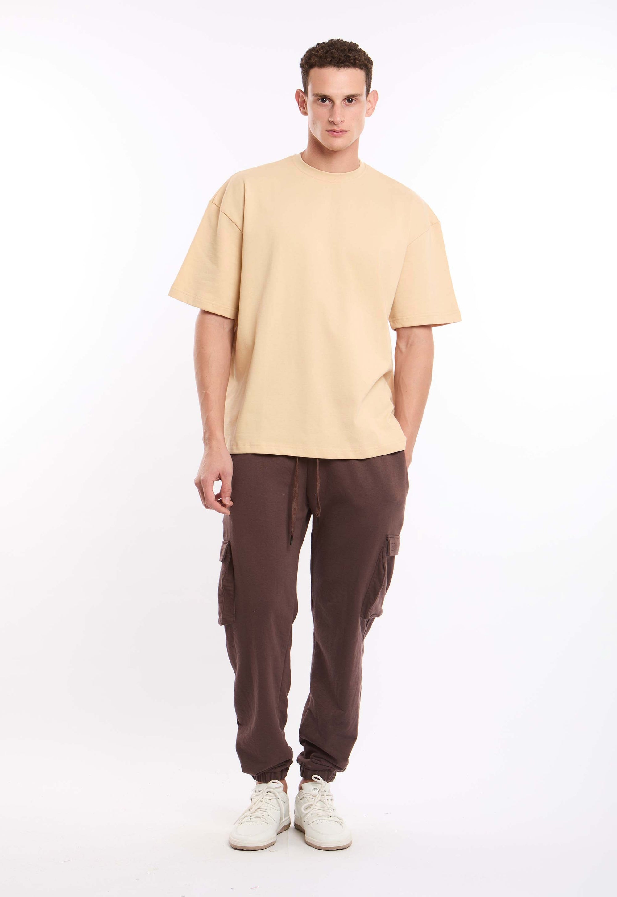 Comfy Cargo Pants with Hem