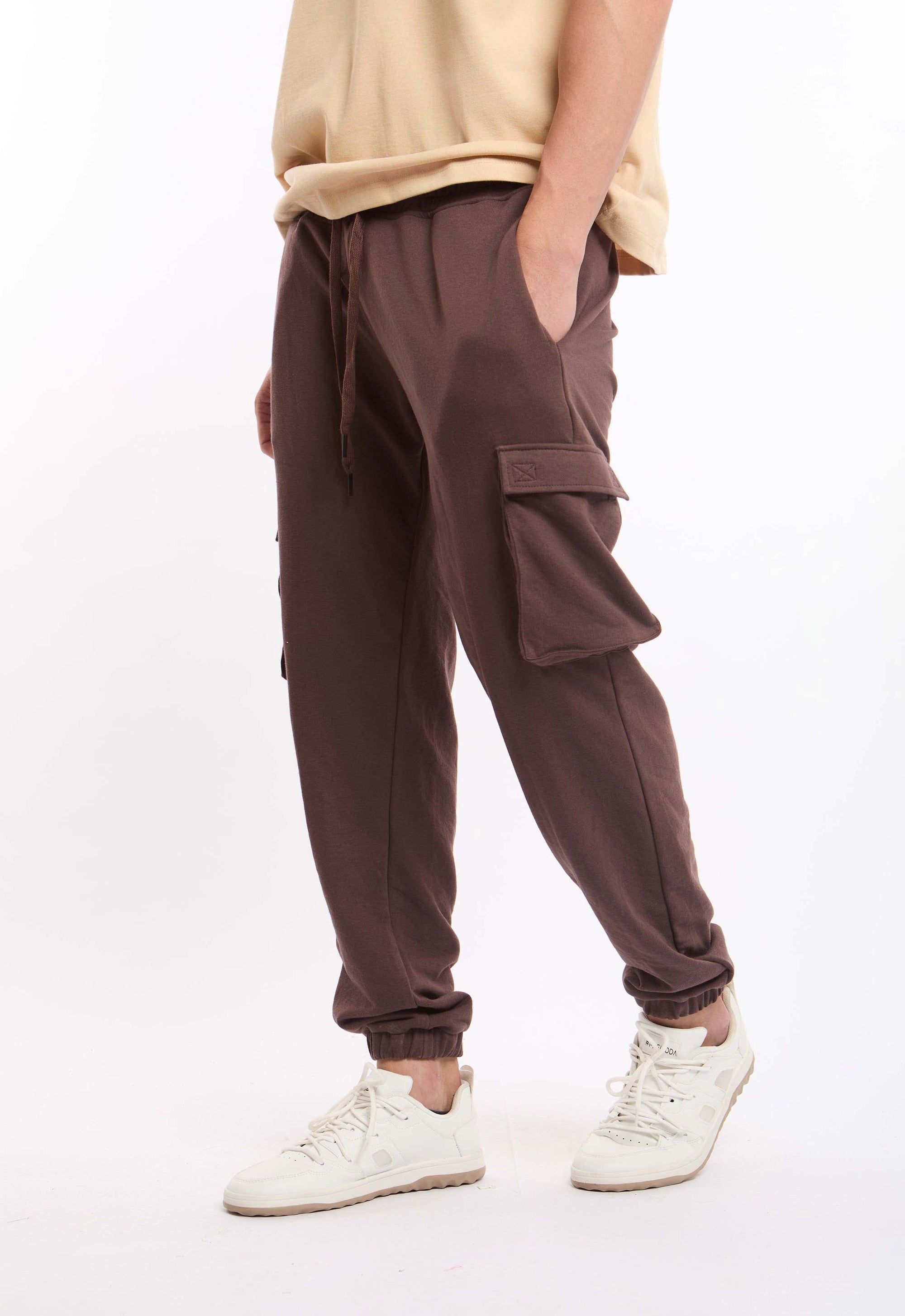 Comfy Cargo Pants with Hem