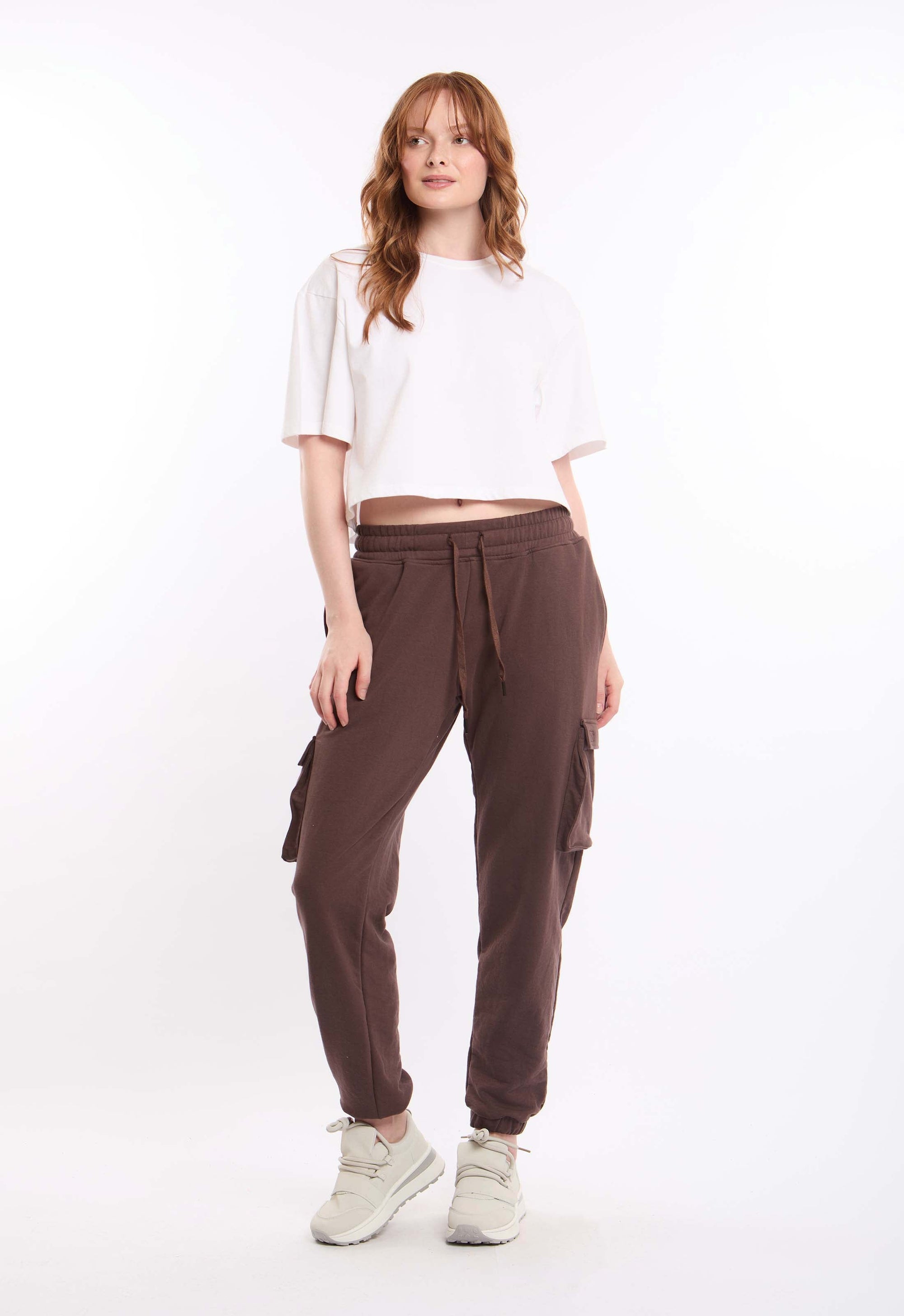 Comfy Cargo Pants with Hem