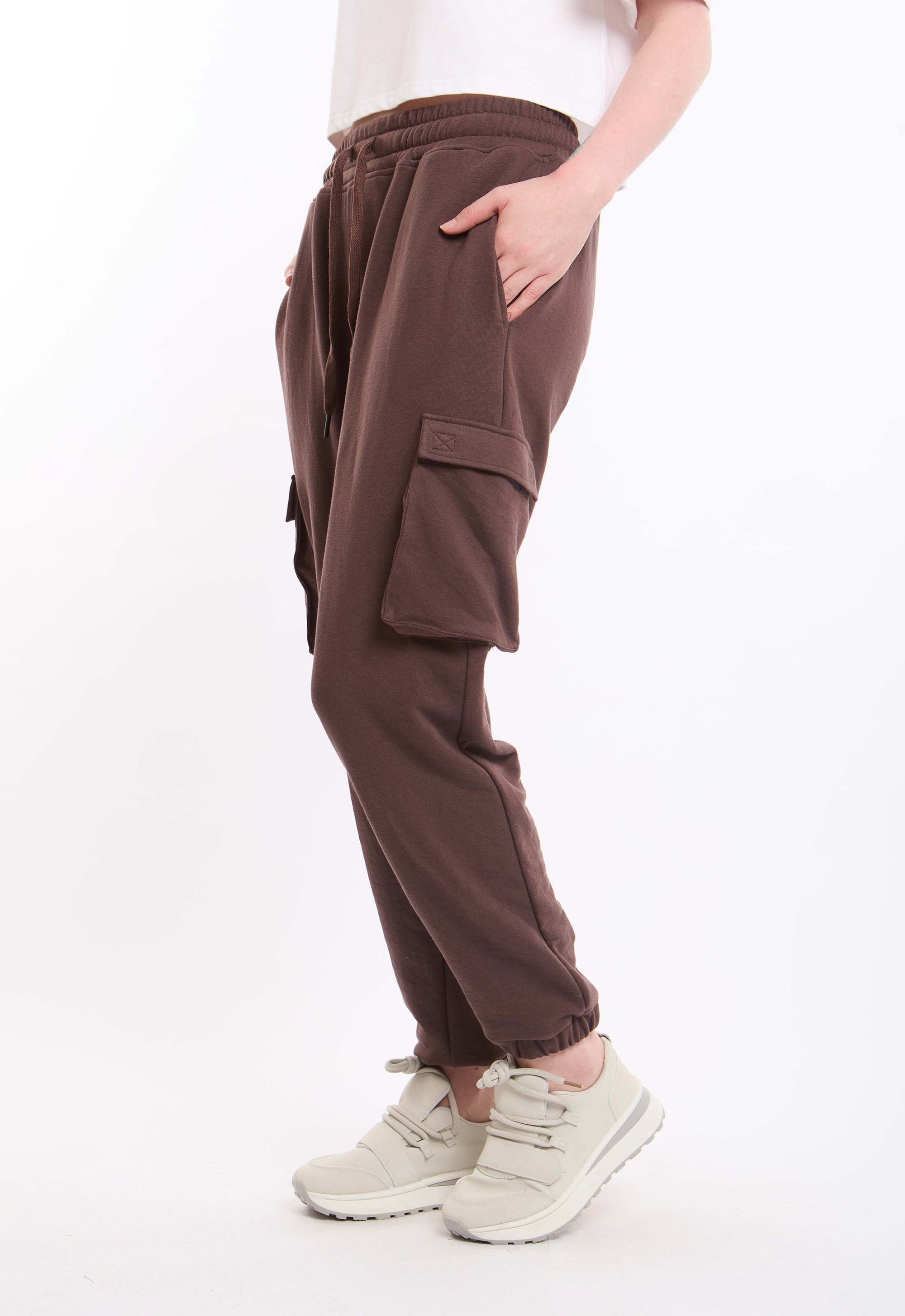 Comfy Cargo Pants with Hem