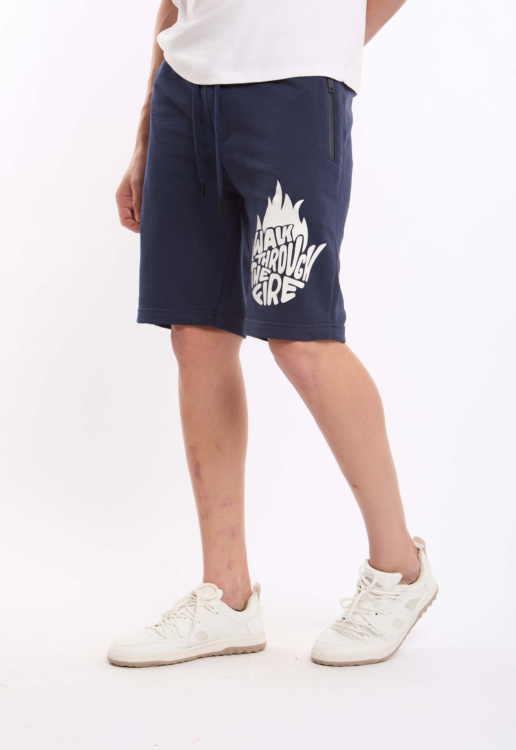 Unisex Printed Shorts with Zipped Pockets