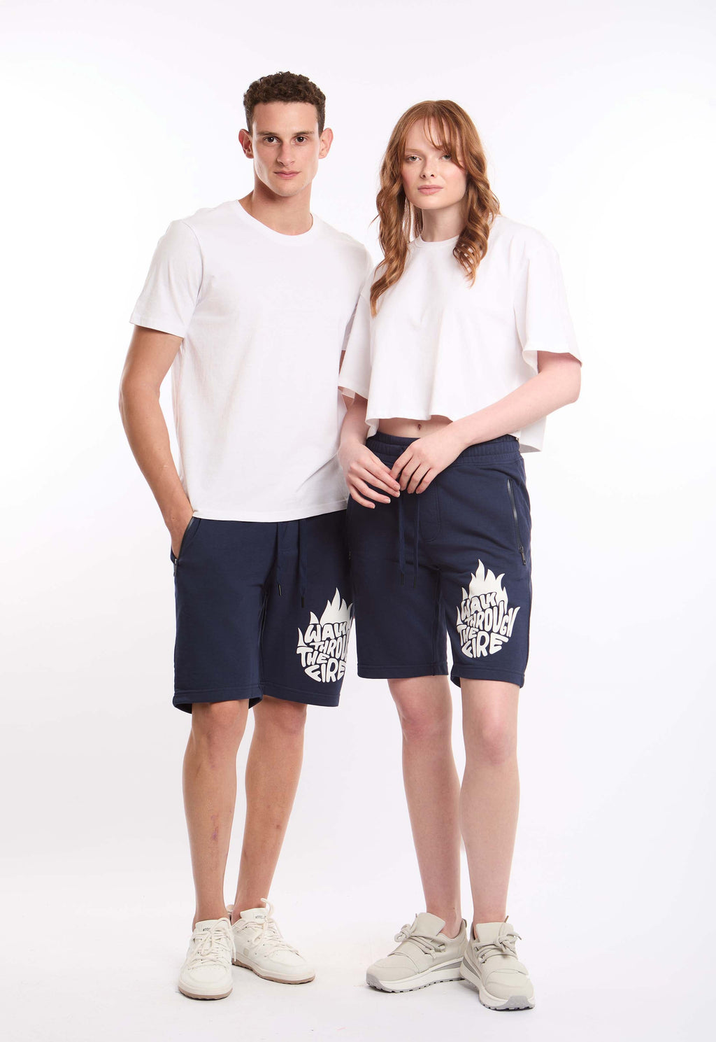 Unisex Printed Shorts with Zipped Pockets