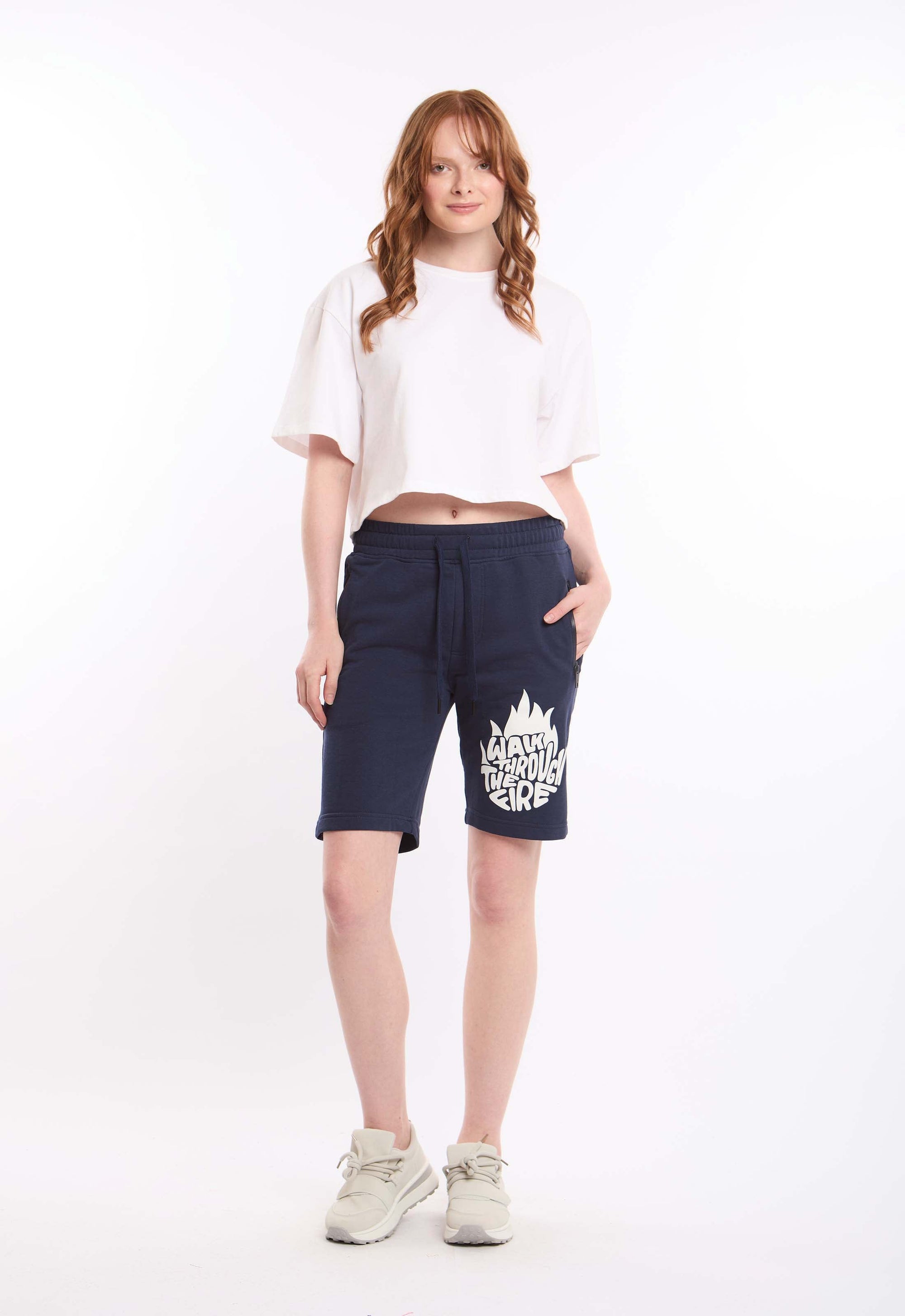 Unisex Printed Shorts with Zipped Pockets
