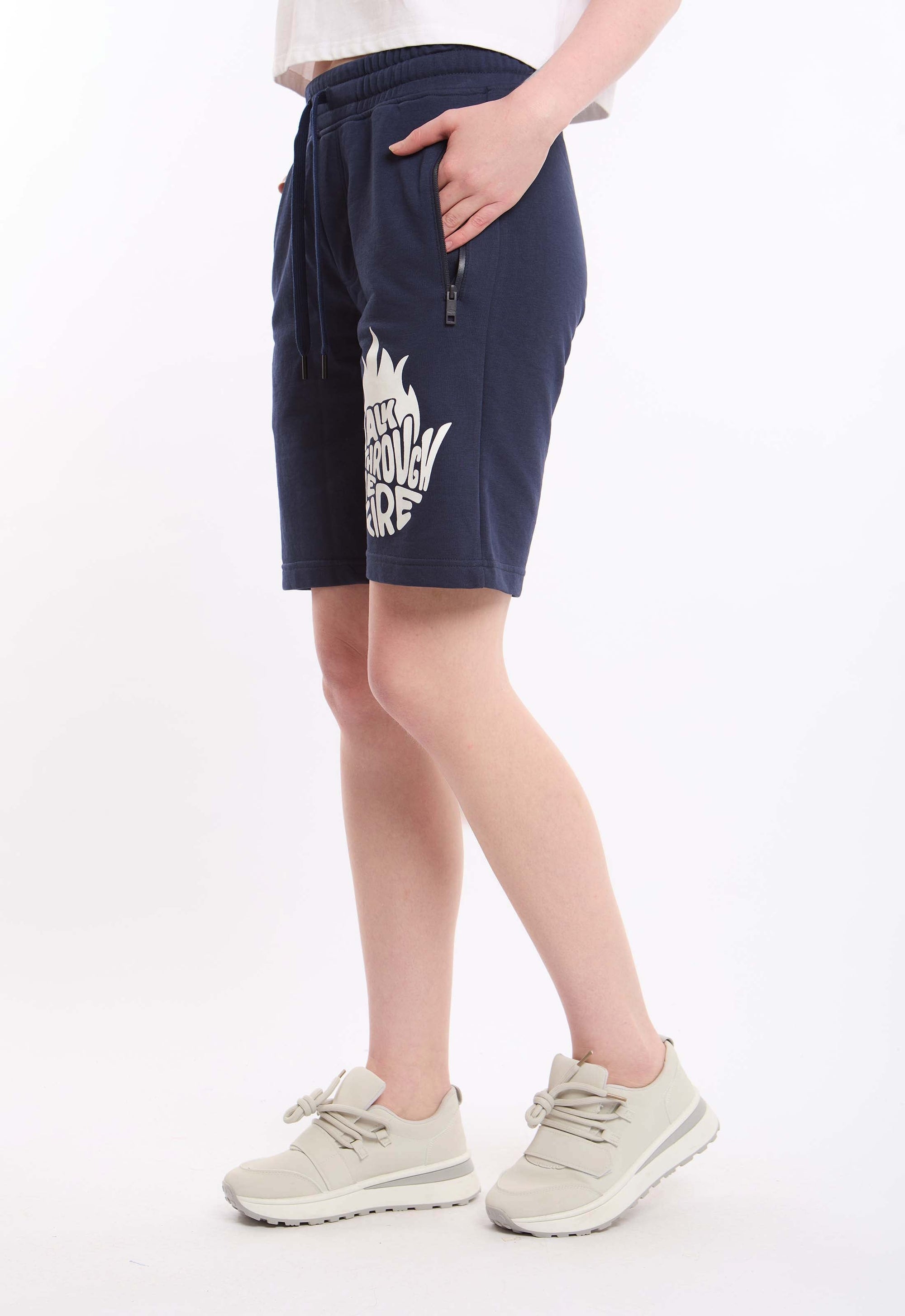 Unisex Printed Shorts with Zipped Pockets