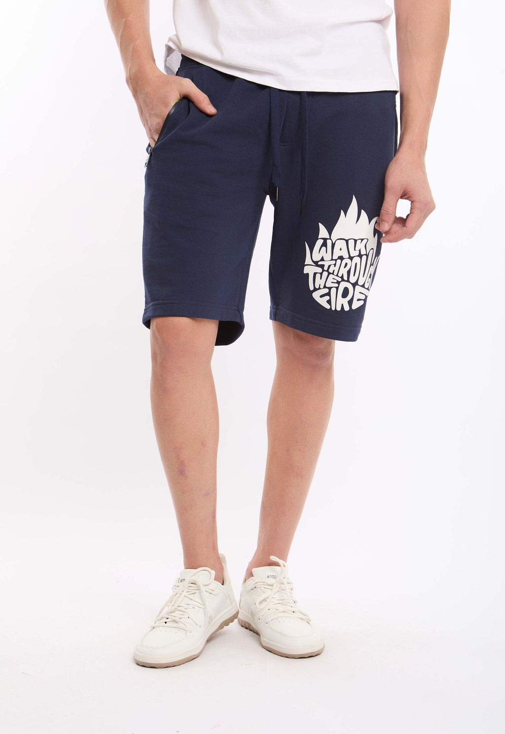 Unisex Printed Shorts with Zipped Pockets