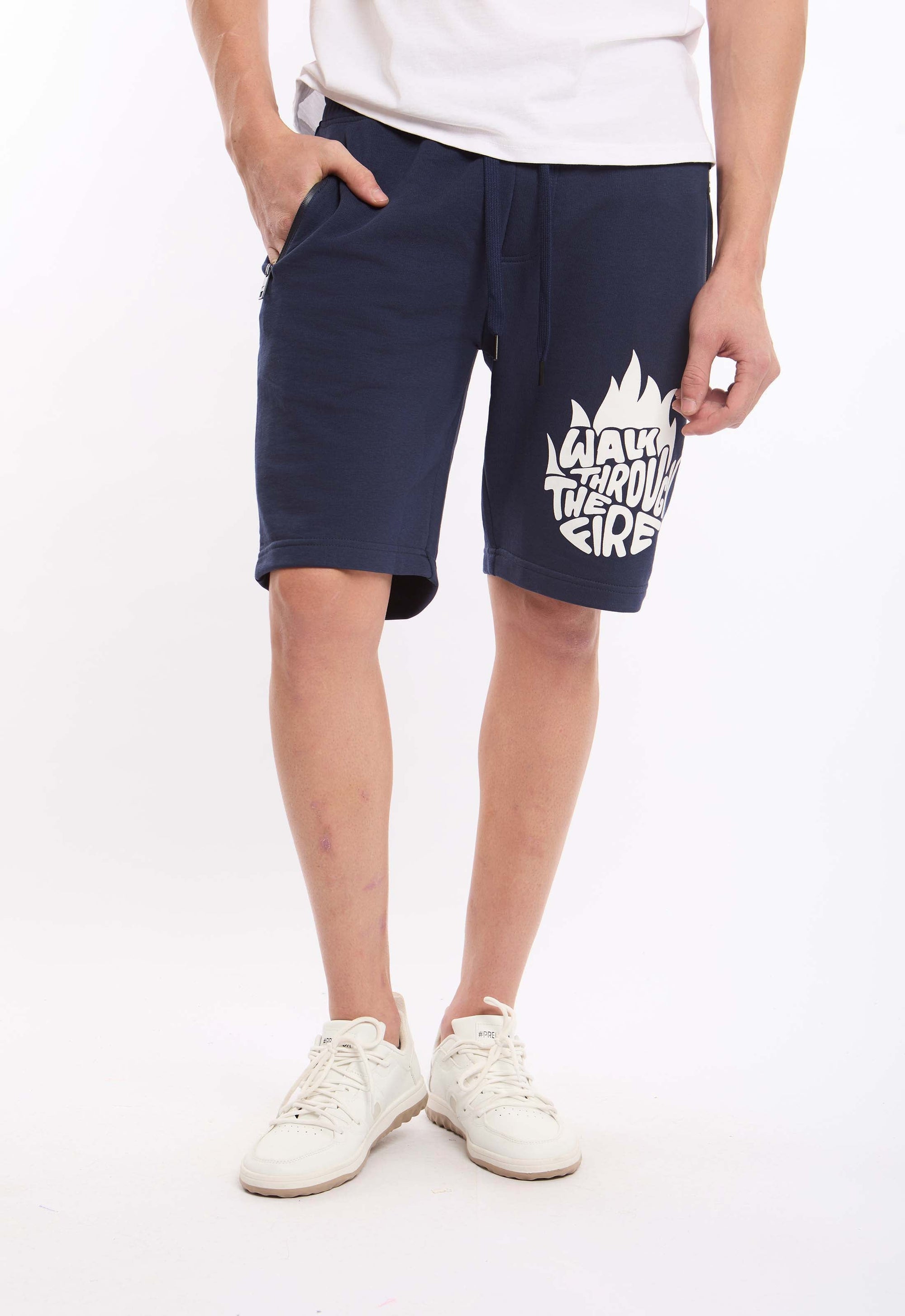 Unisex Printed Shorts with Zipped Pockets
