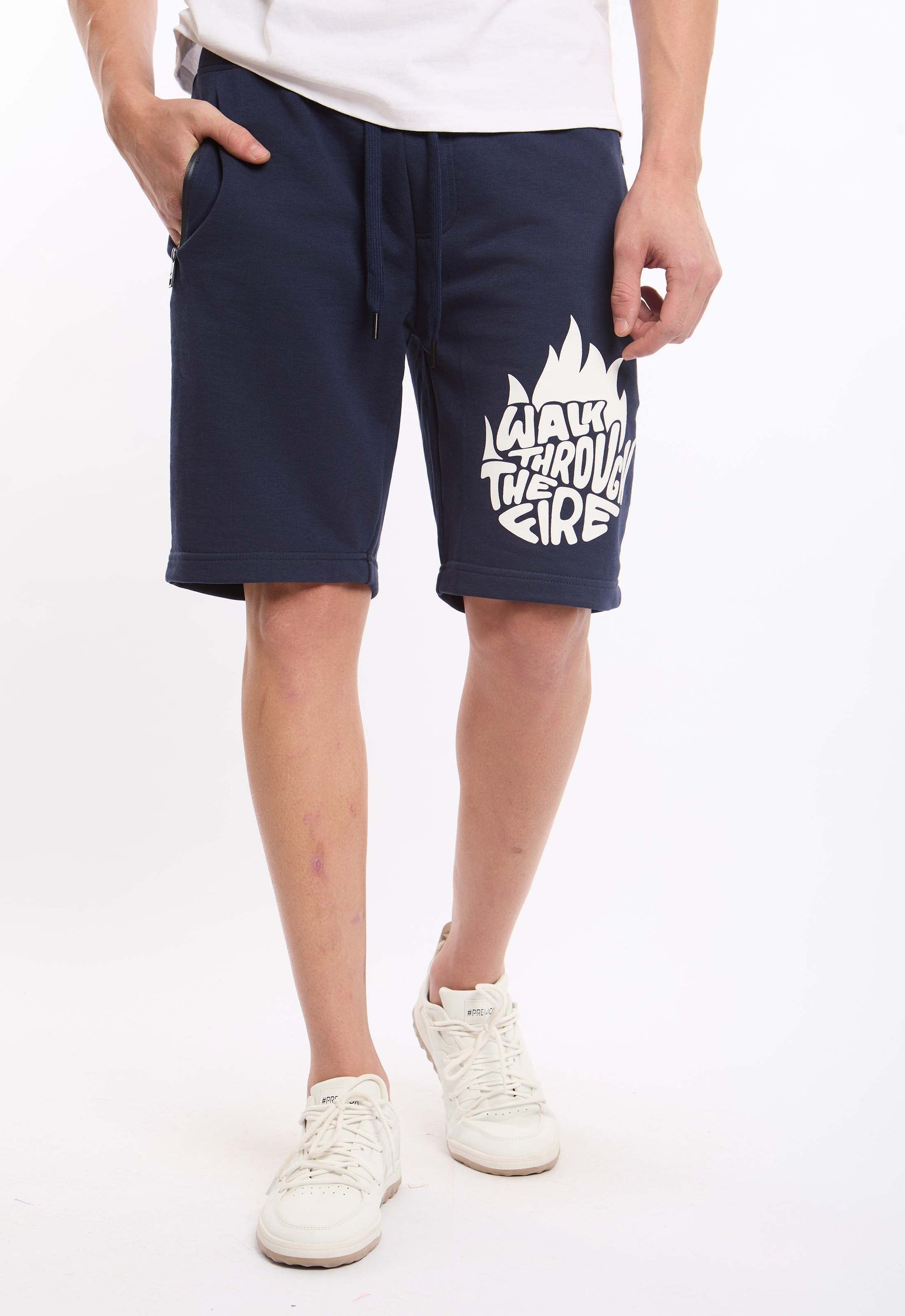 Unisex Printed Shorts with Zipped Pockets