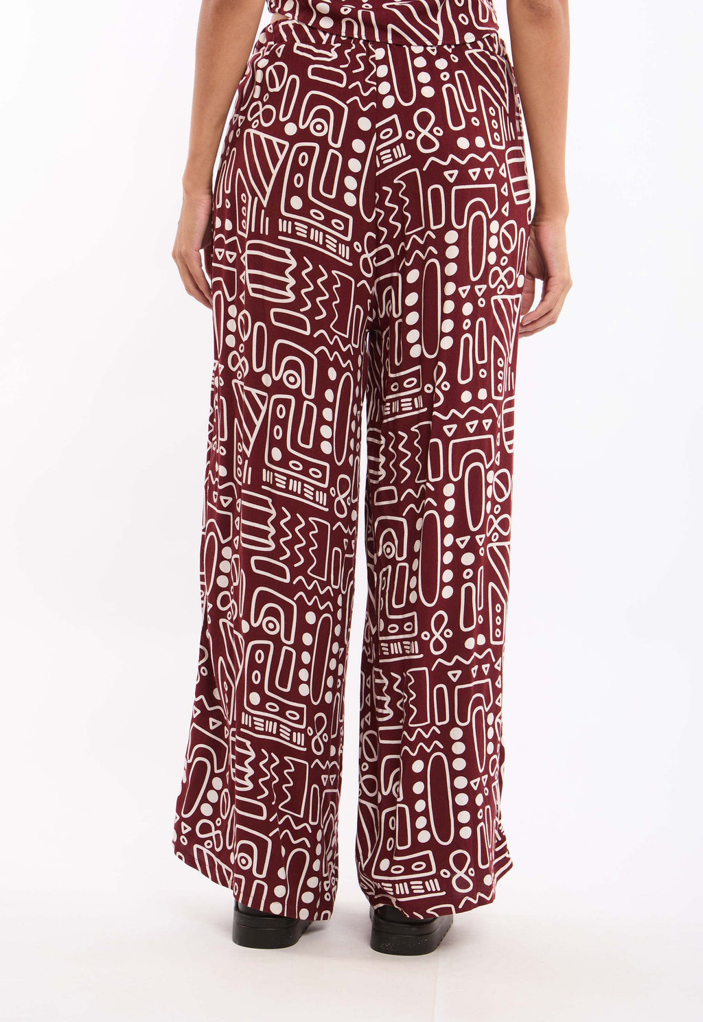 Women's Wrap Wide-Leg Pants Multicolor
