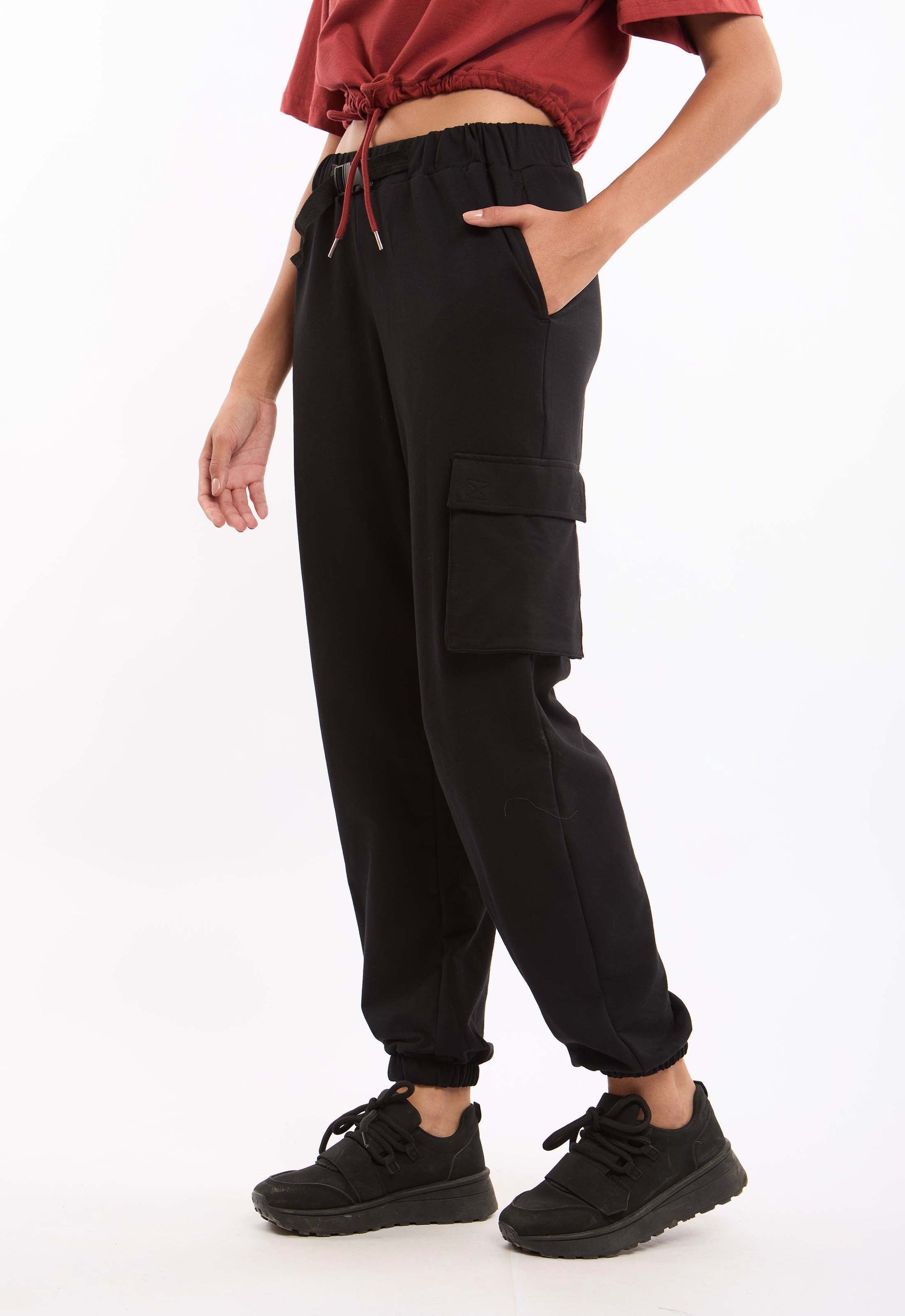 Women's Regular Fit Sweatpants Black