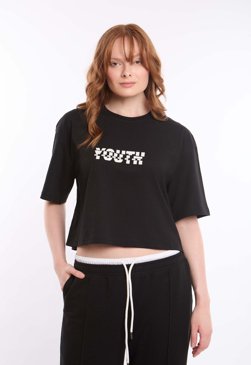 Printed "Youth" Slip On Short Tee