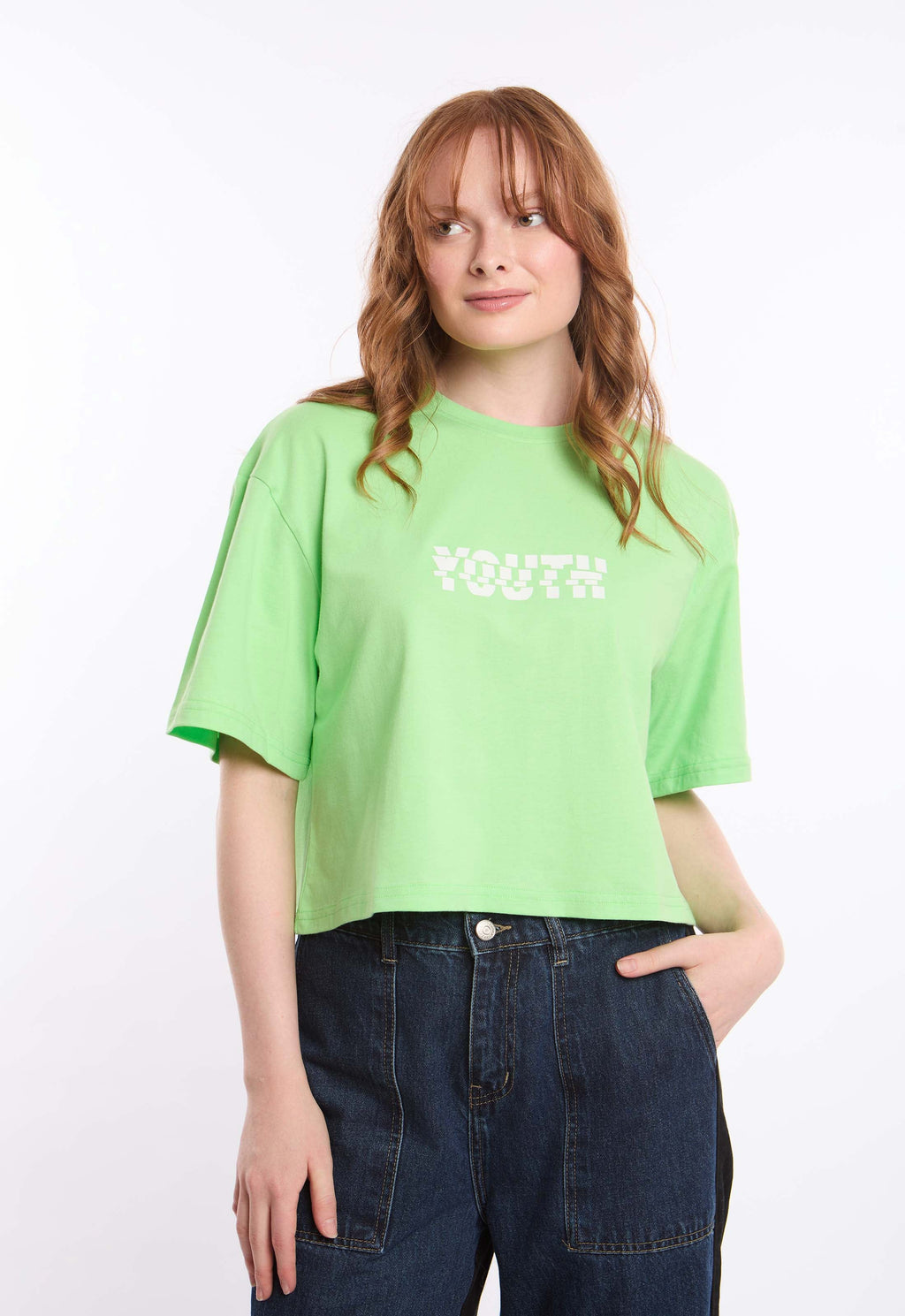 Printed "Youth" Slip On Short Tee