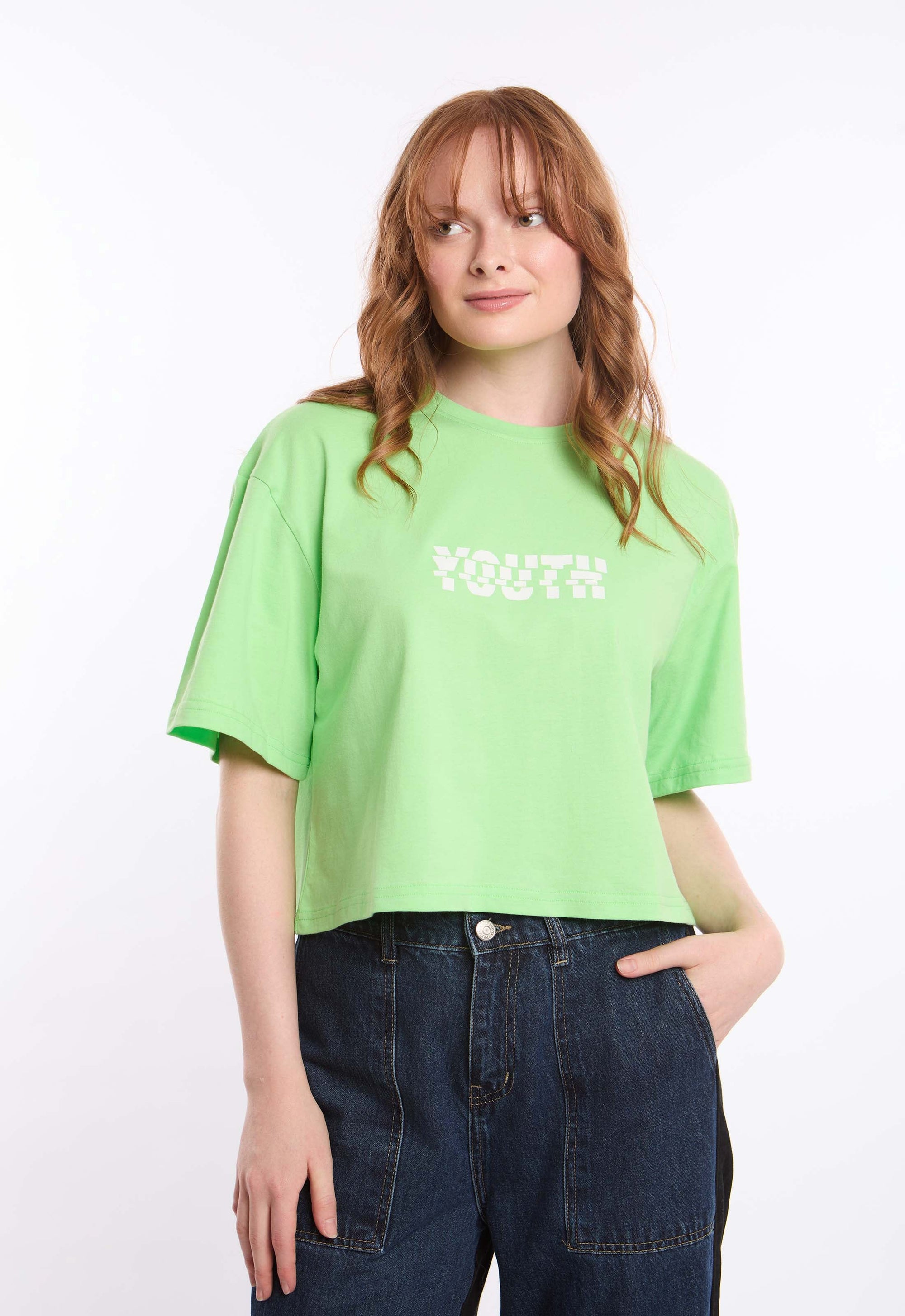 Printed "Youth" Slip On Short Tee