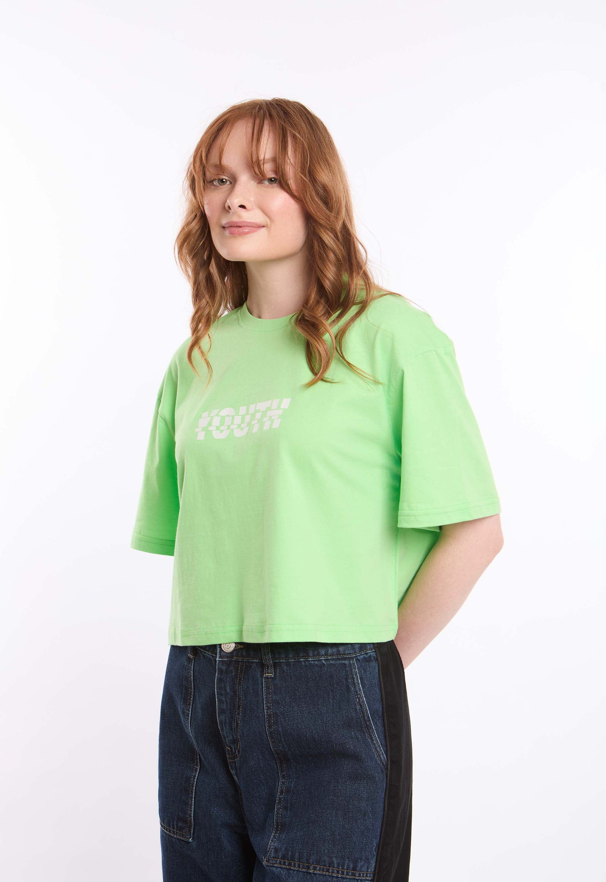 Printed "Youth" Slip On Short Tee