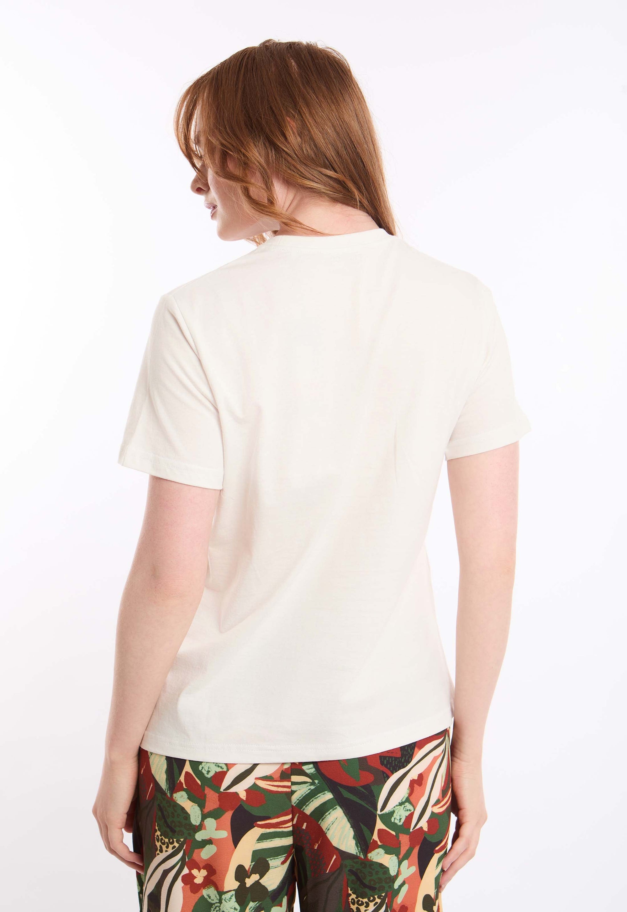 تيشيرت برقبة دائرية مطبوع "One & Only"