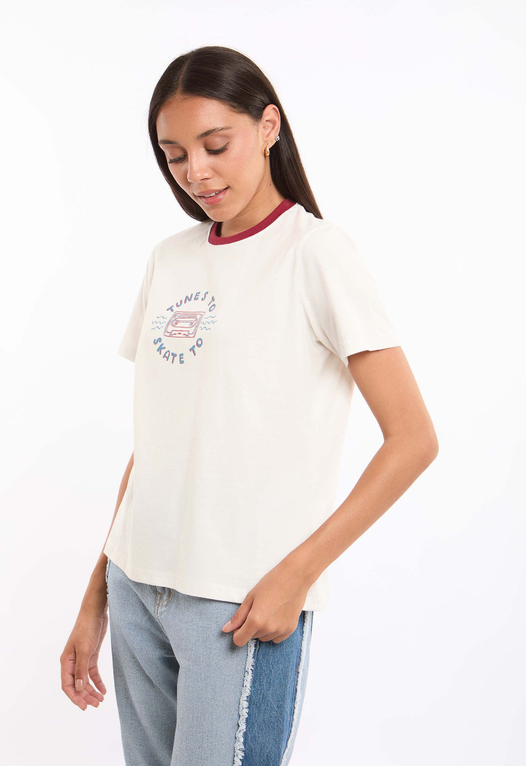 Slip On Cotton Short Sleeves Tee