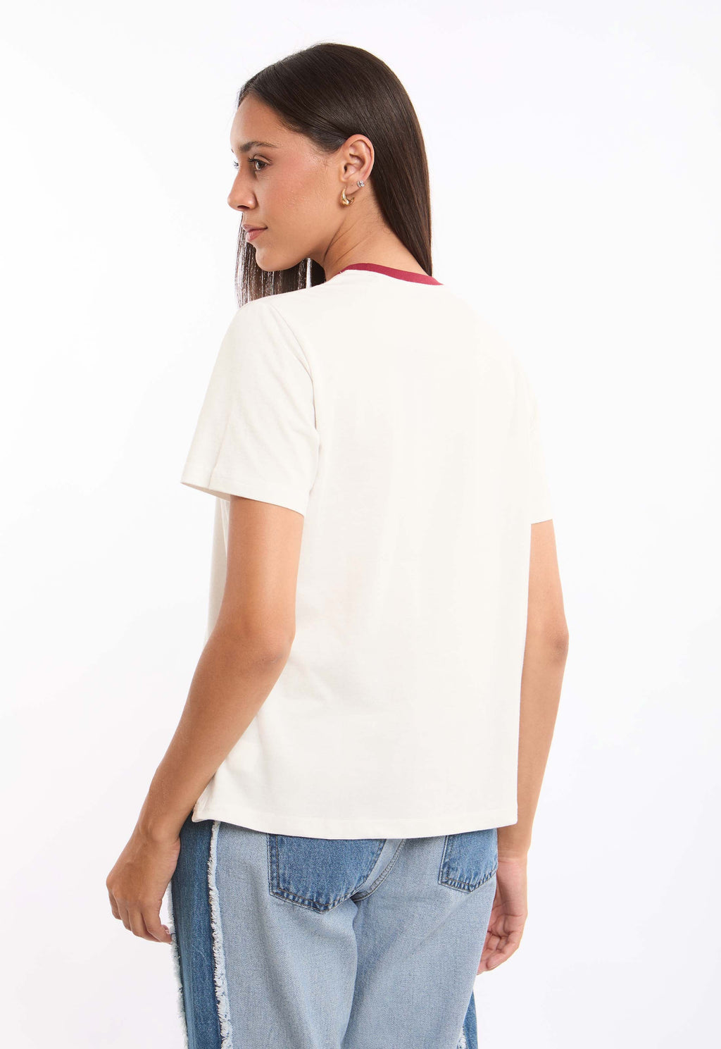 Slip On Cotton Short Sleeves Tee