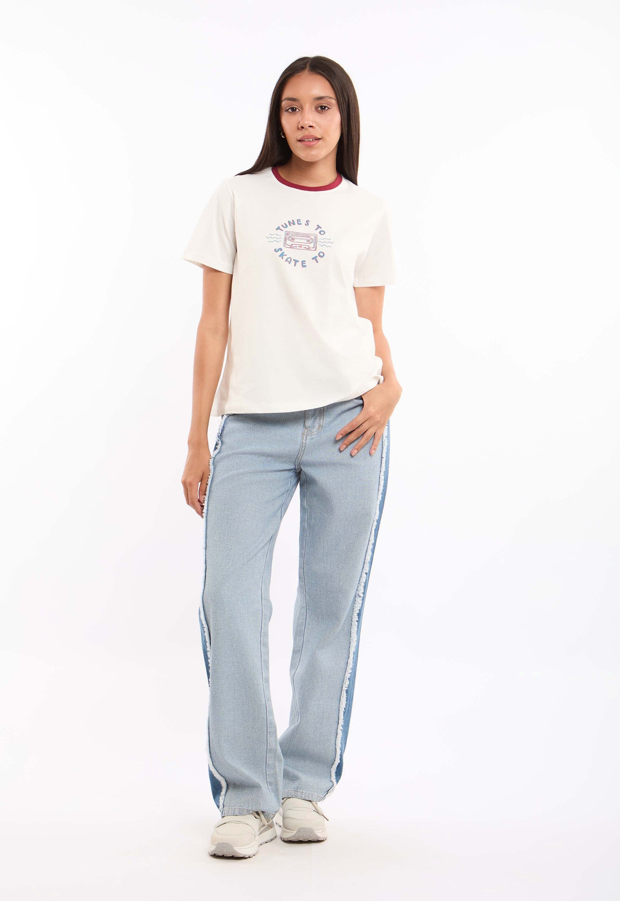 Slip On Cotton Short Sleeves Tee