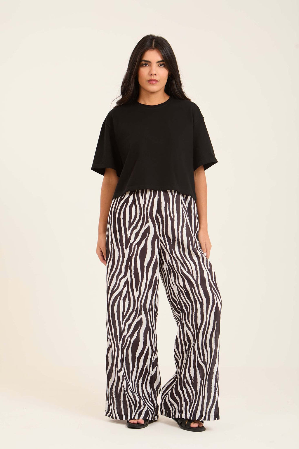 Slip On Cotton Short Basic Tee