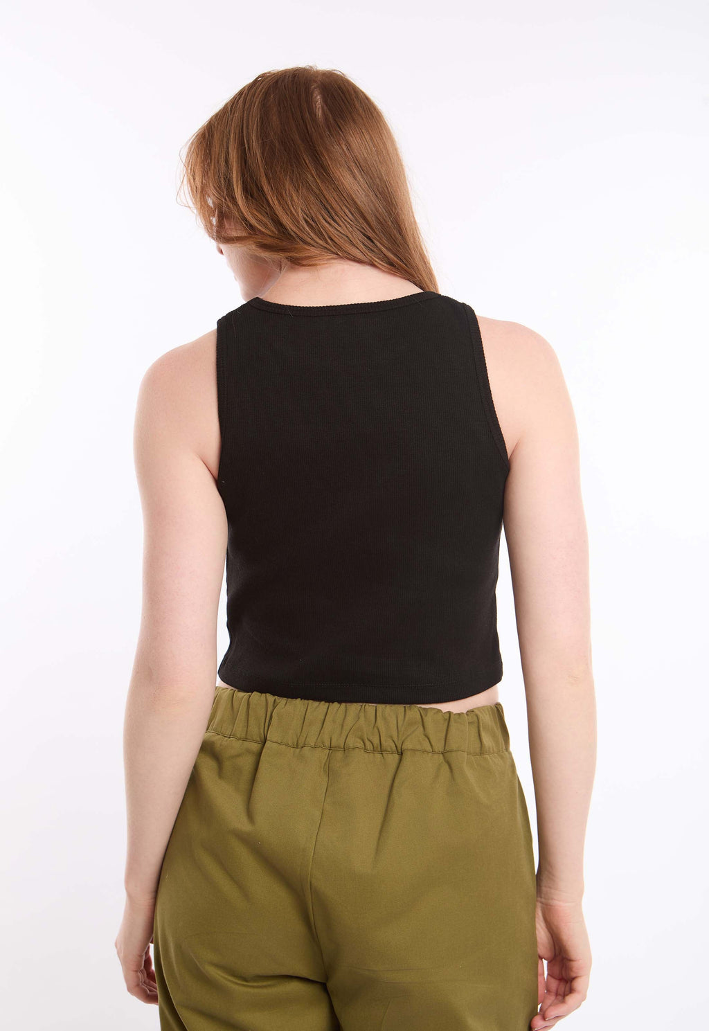 Slip On Cotton Short Basic Tank Top