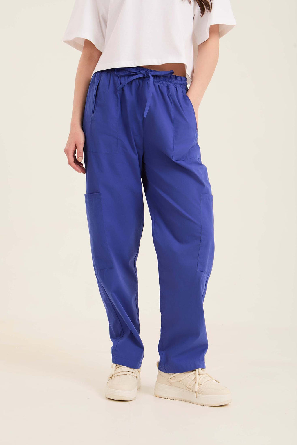 Relaxed Utility Cotton Pants