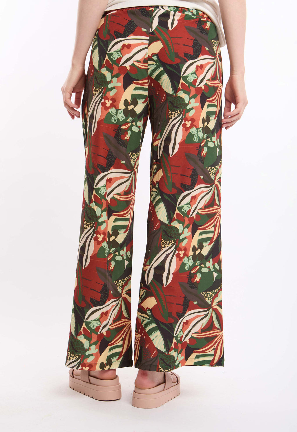 Colorful Floral Drawstring Pant