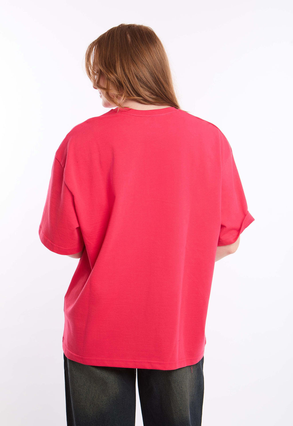 Printed Crew Neck Slip On Long Tee