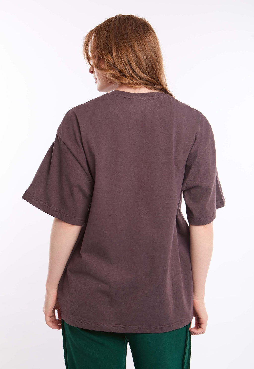 Printed Crew Neck Slip On Long Tee