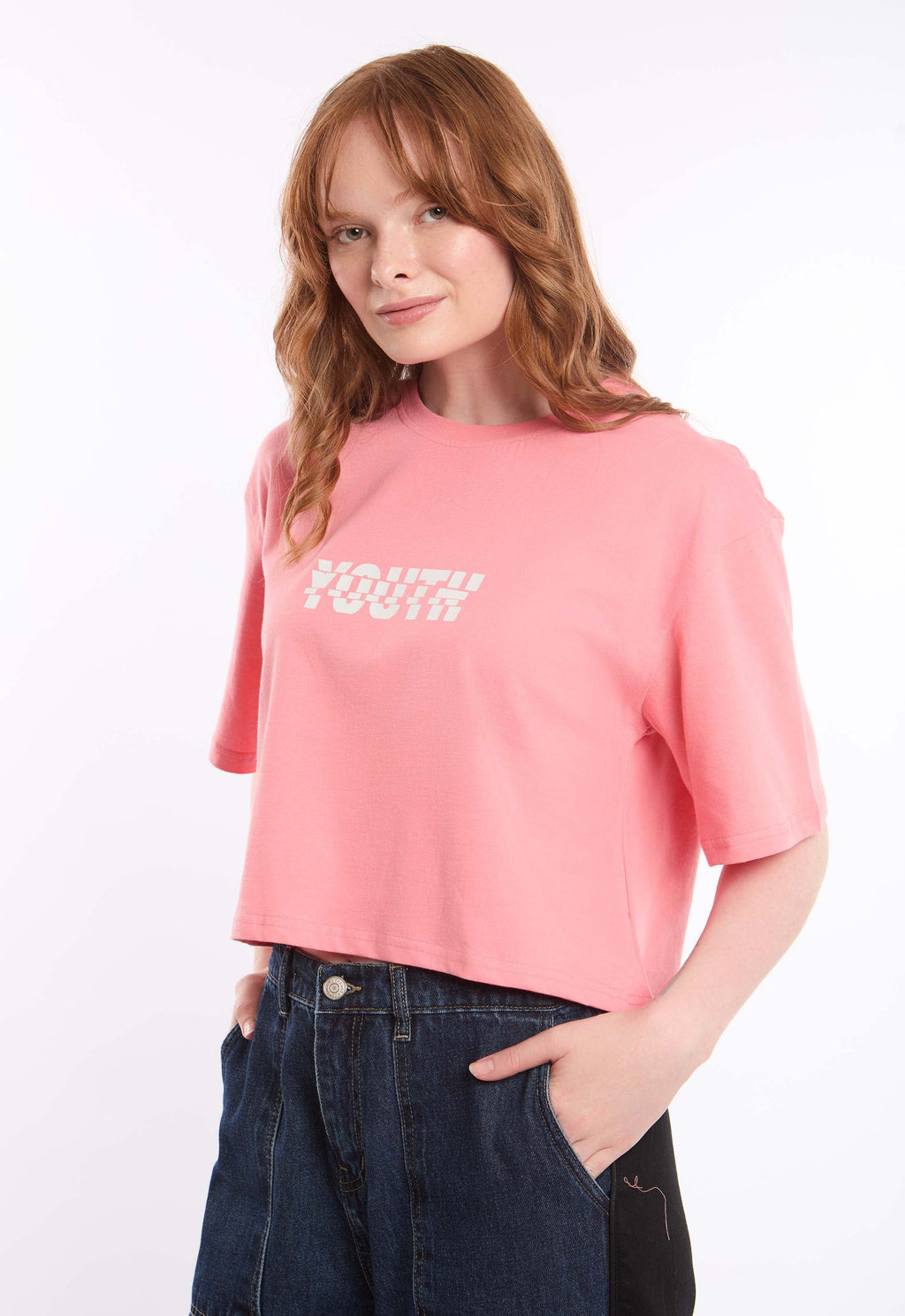 Printed "Youth" Slip On Short Tee