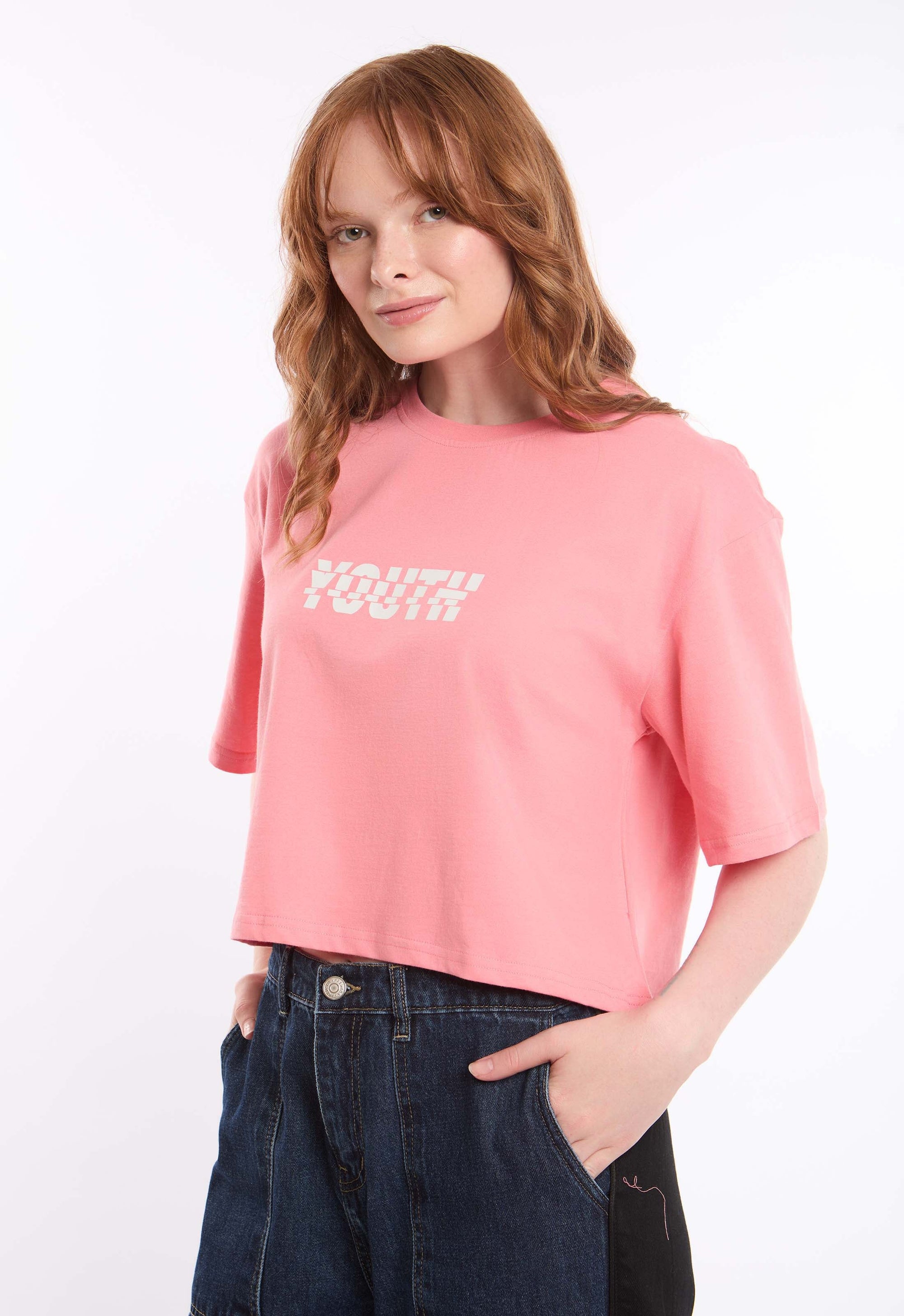 Printed "Youth" Slip On Short Tee