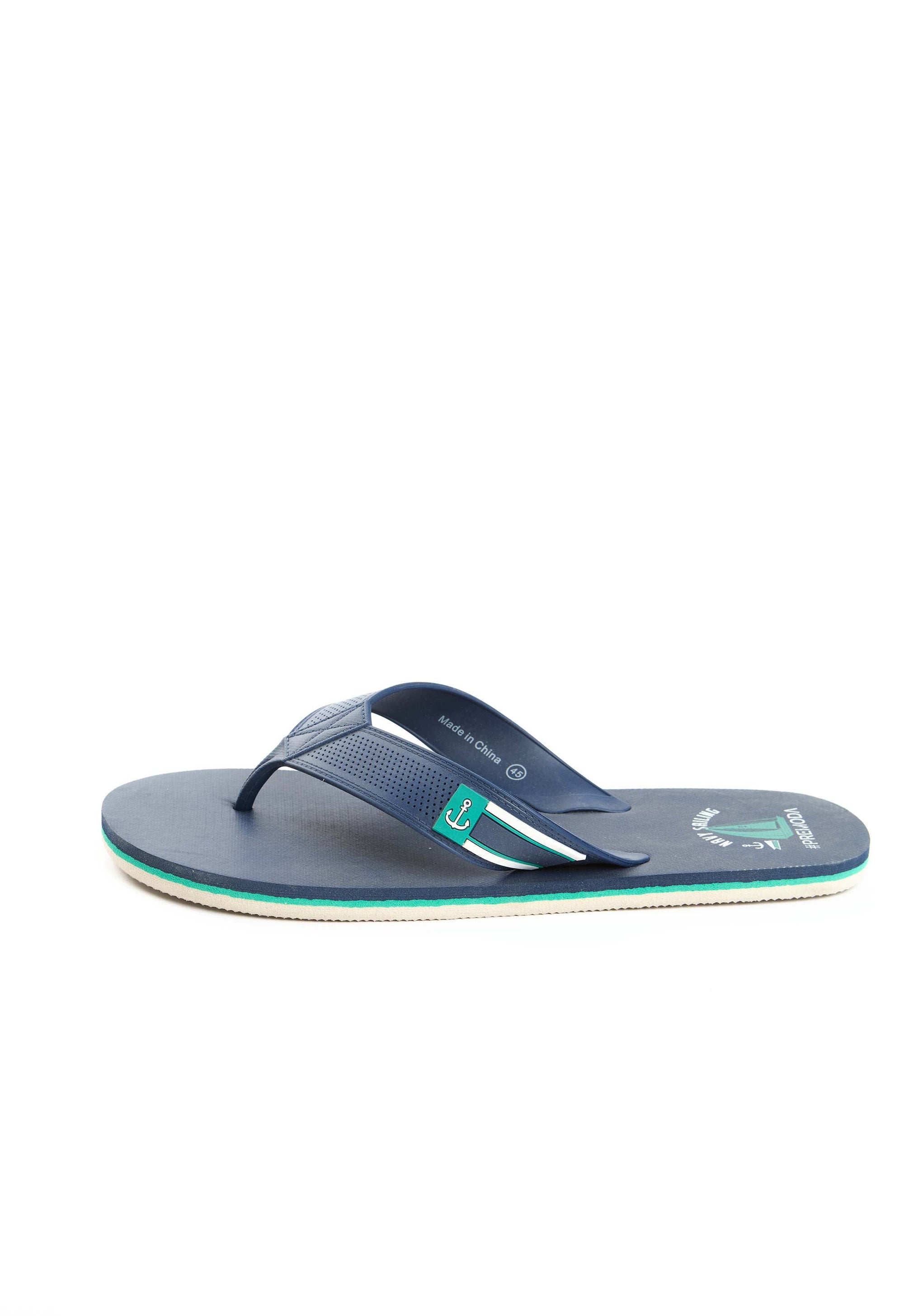 Perforated Strap Casual Flip Flops