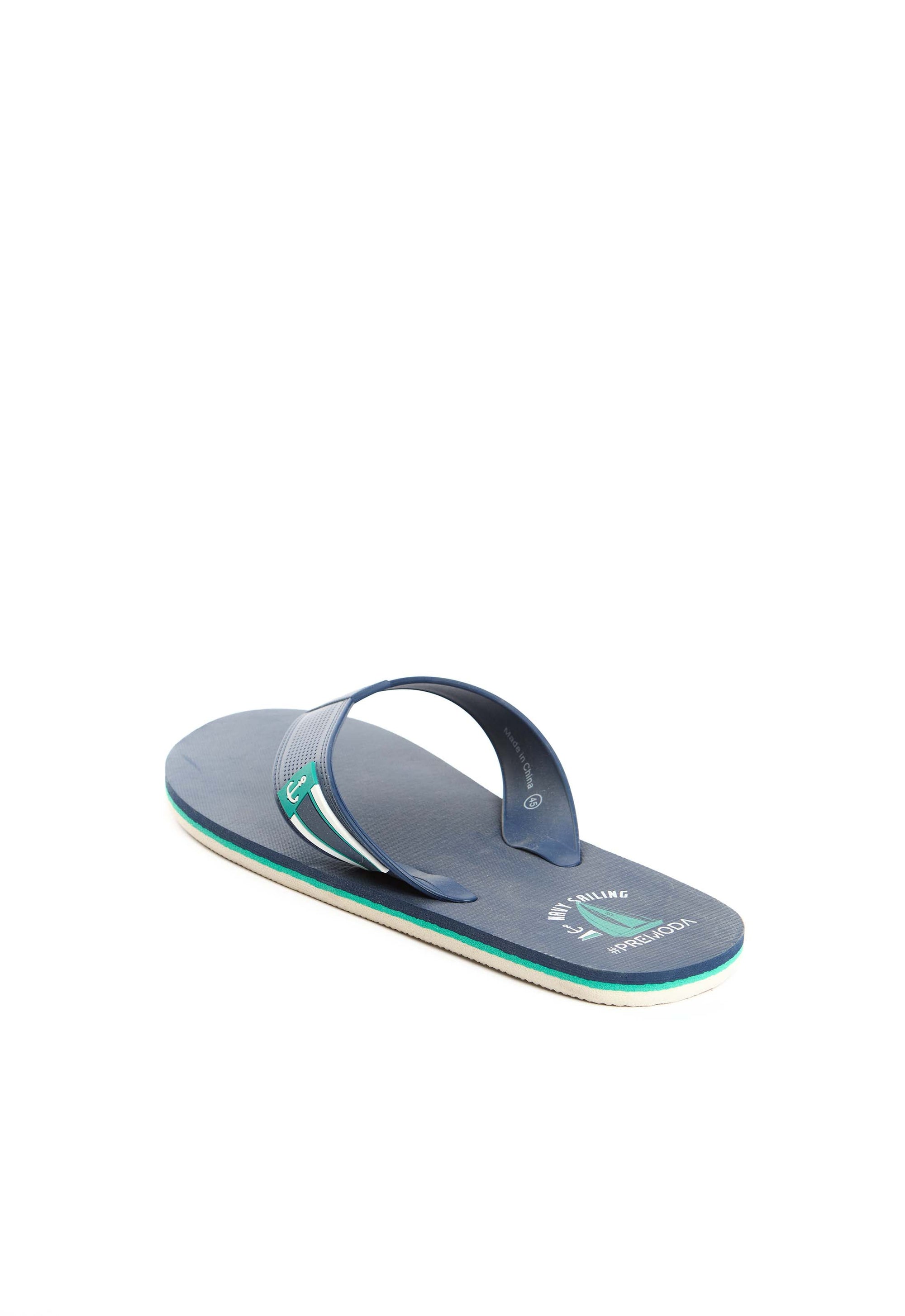 Perforated Strap Casual Flip Flops