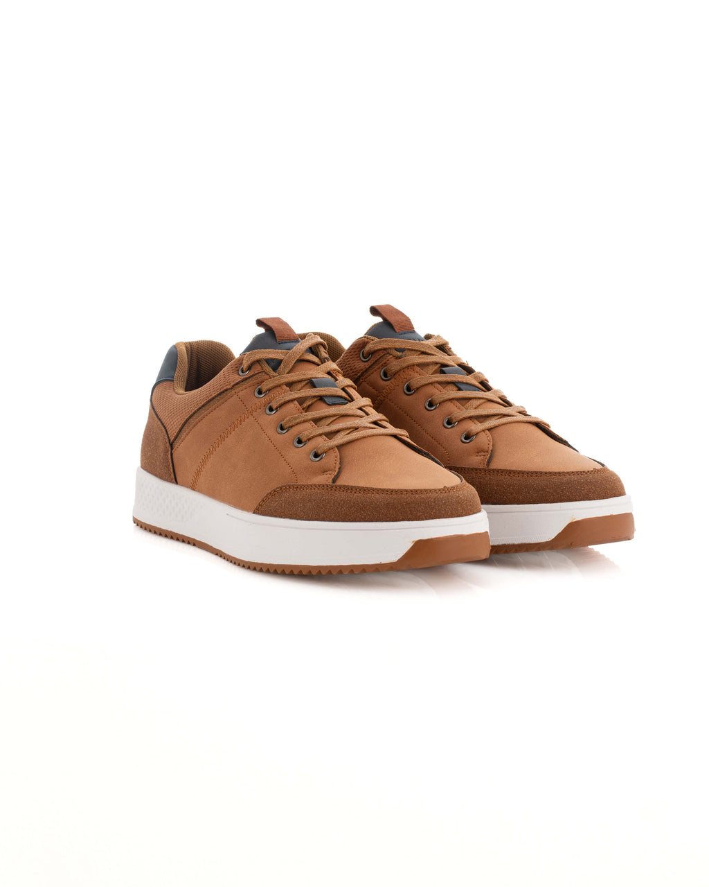Classic Plain Panel Lace-Up Trainers