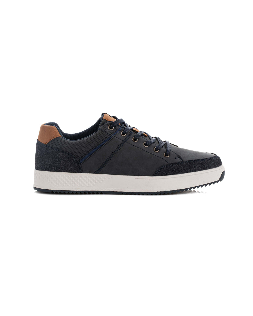 Classic Plain Panel Lace-Up Trainers