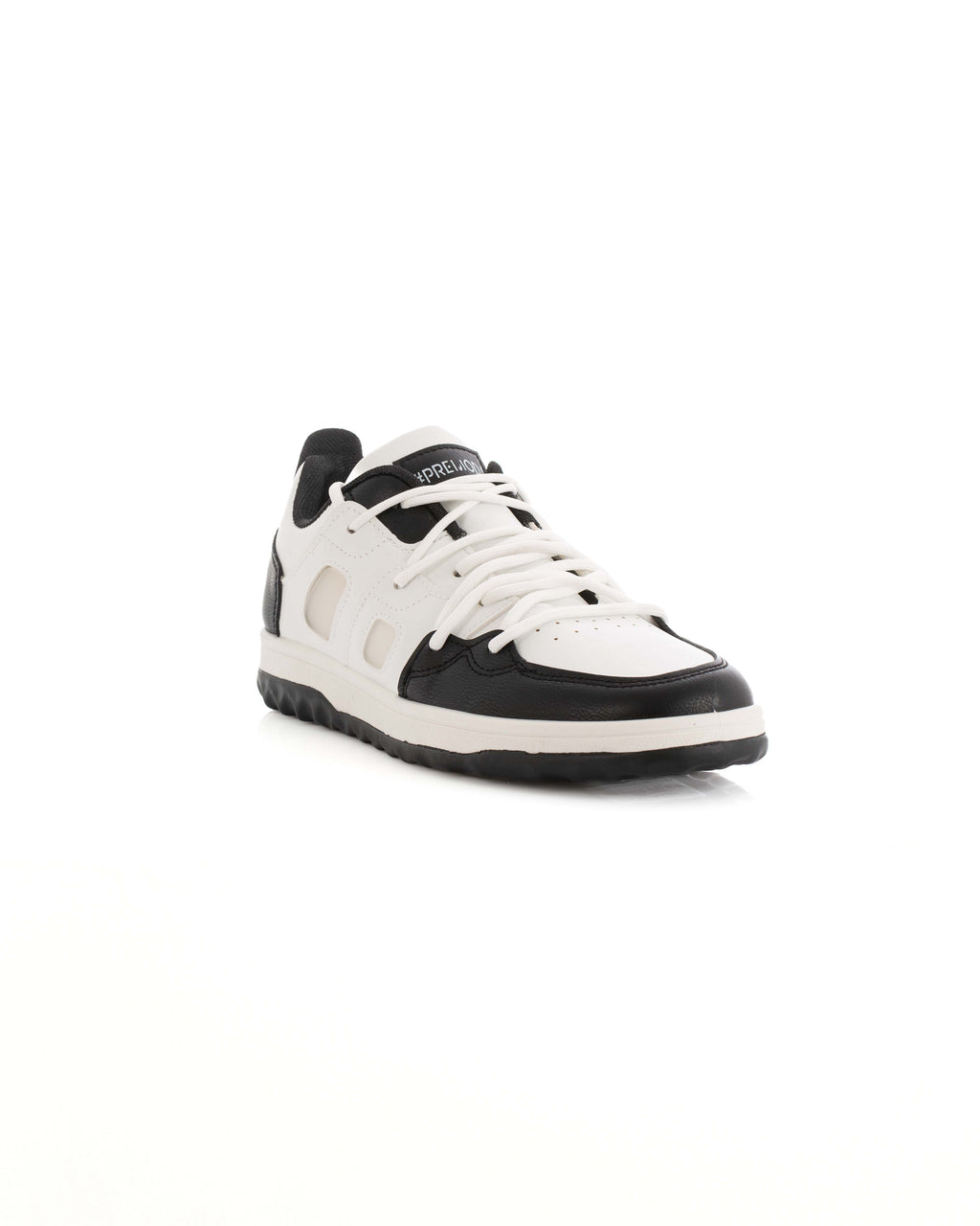 Lace-Up Leather Chunky Sneakers