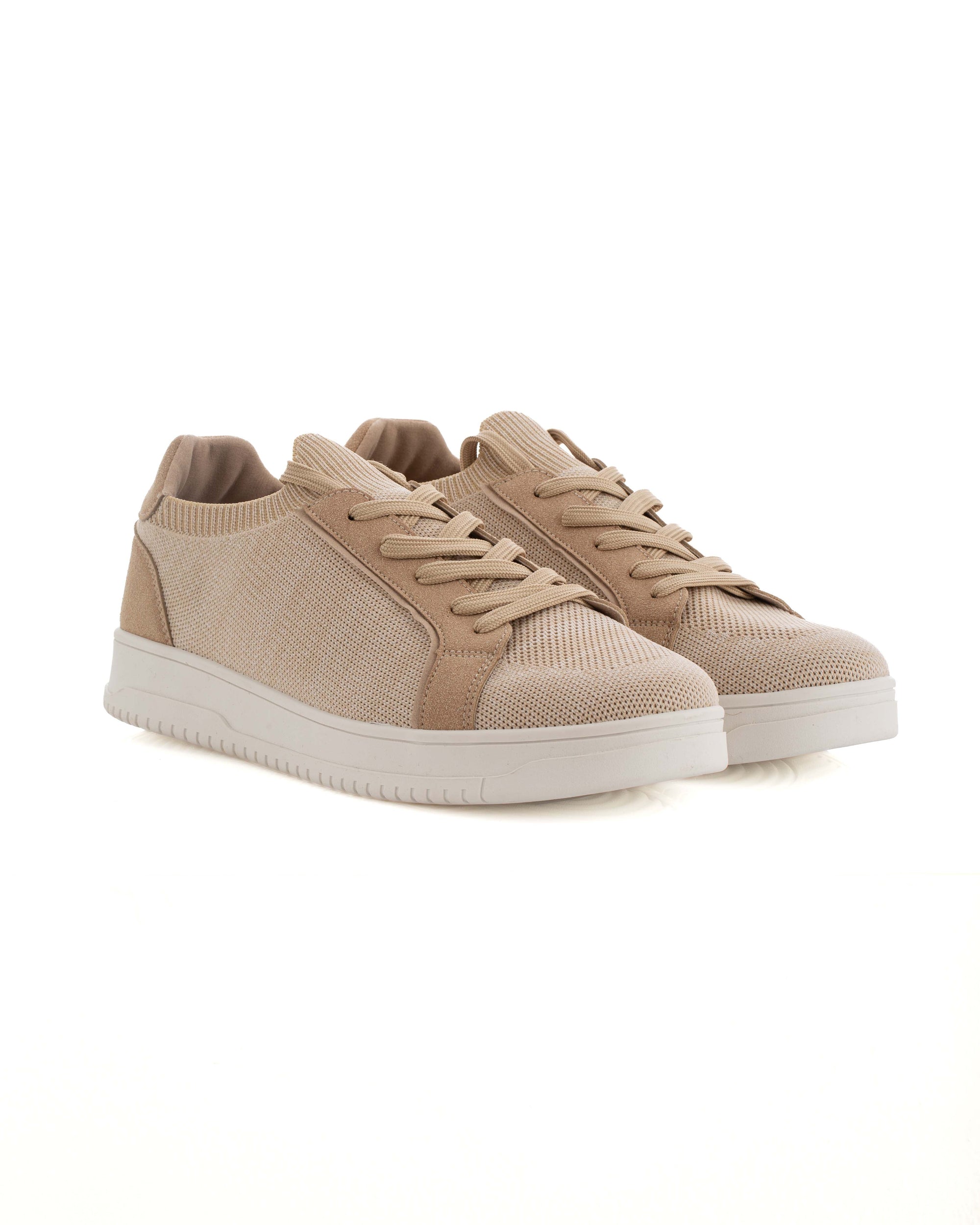 Bi-Tone Lace-Up Casual Shoes