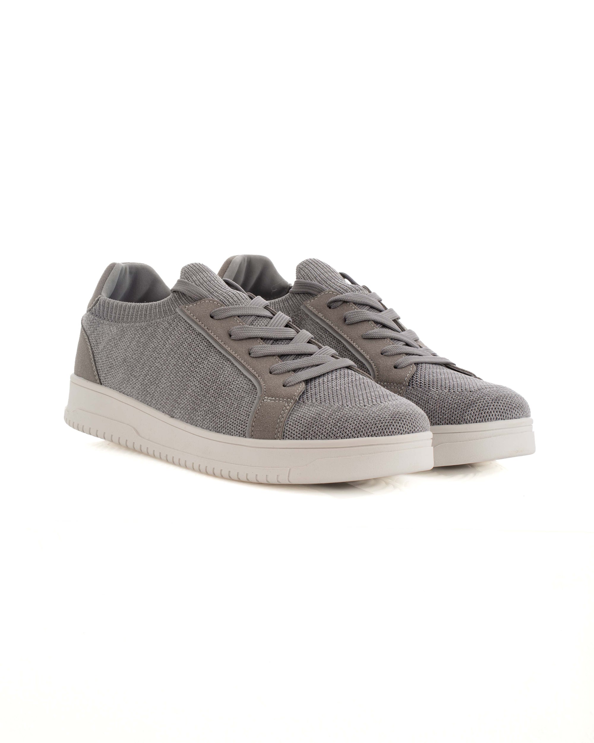 Bi-Tone Lace-Up Casual Shoes