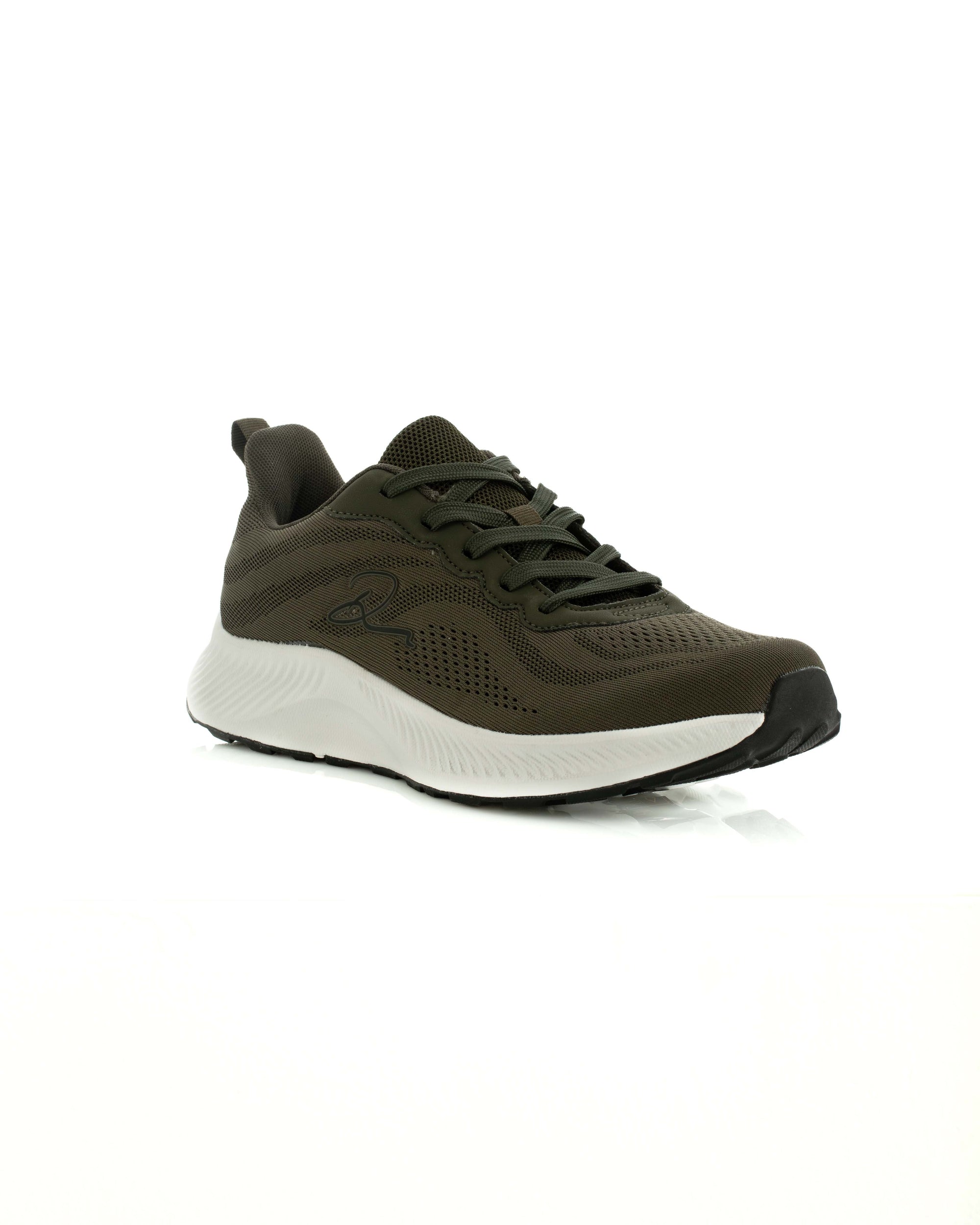 Perforated Flyknit Lace-Up Sneakers