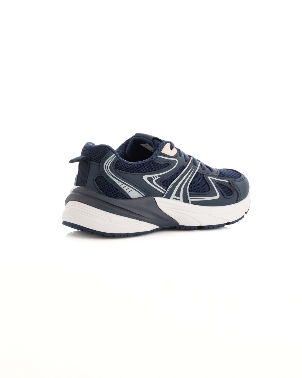 Leather & Mesh Casual Sneakers