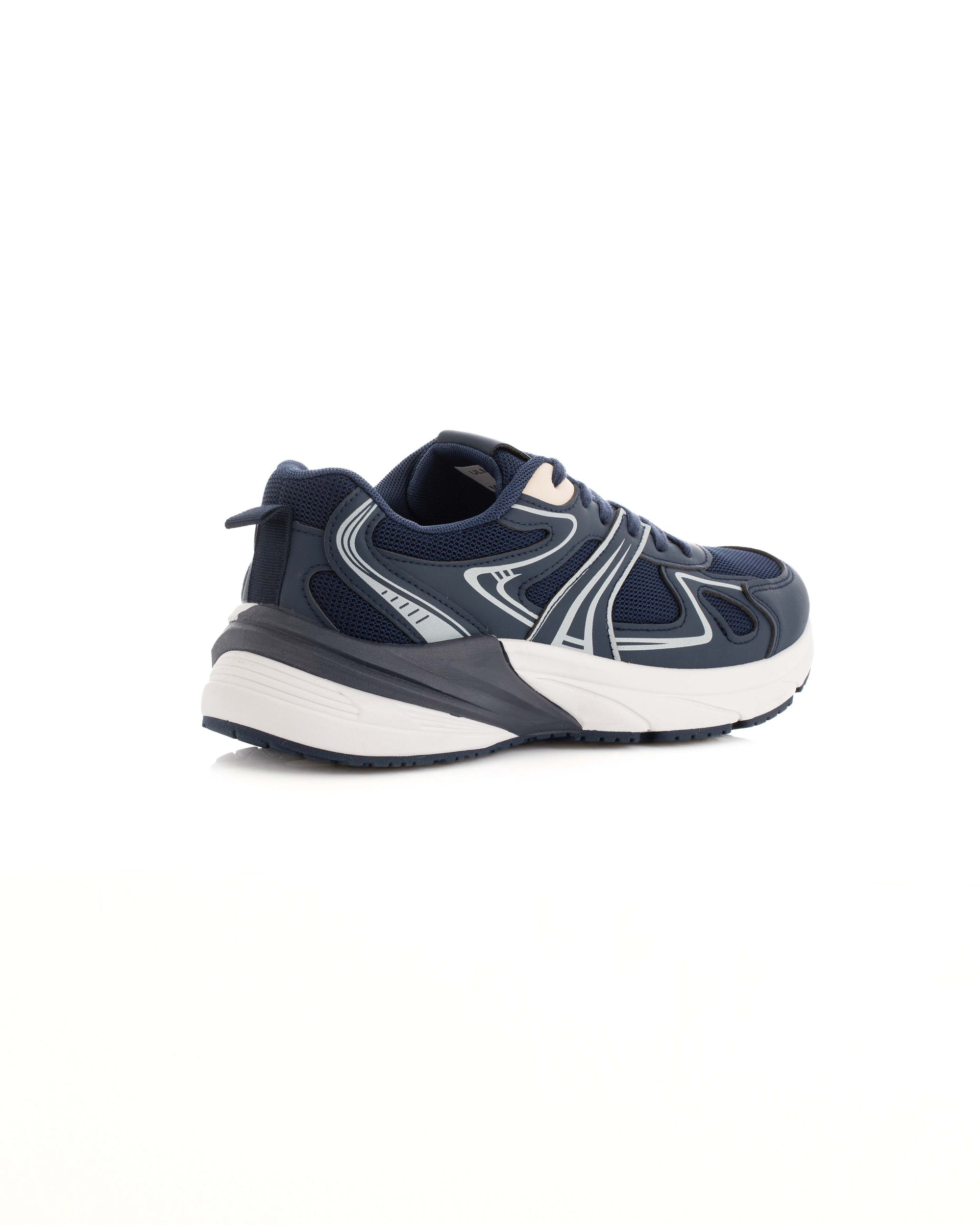 Leather & Mesh Casual Sneakers