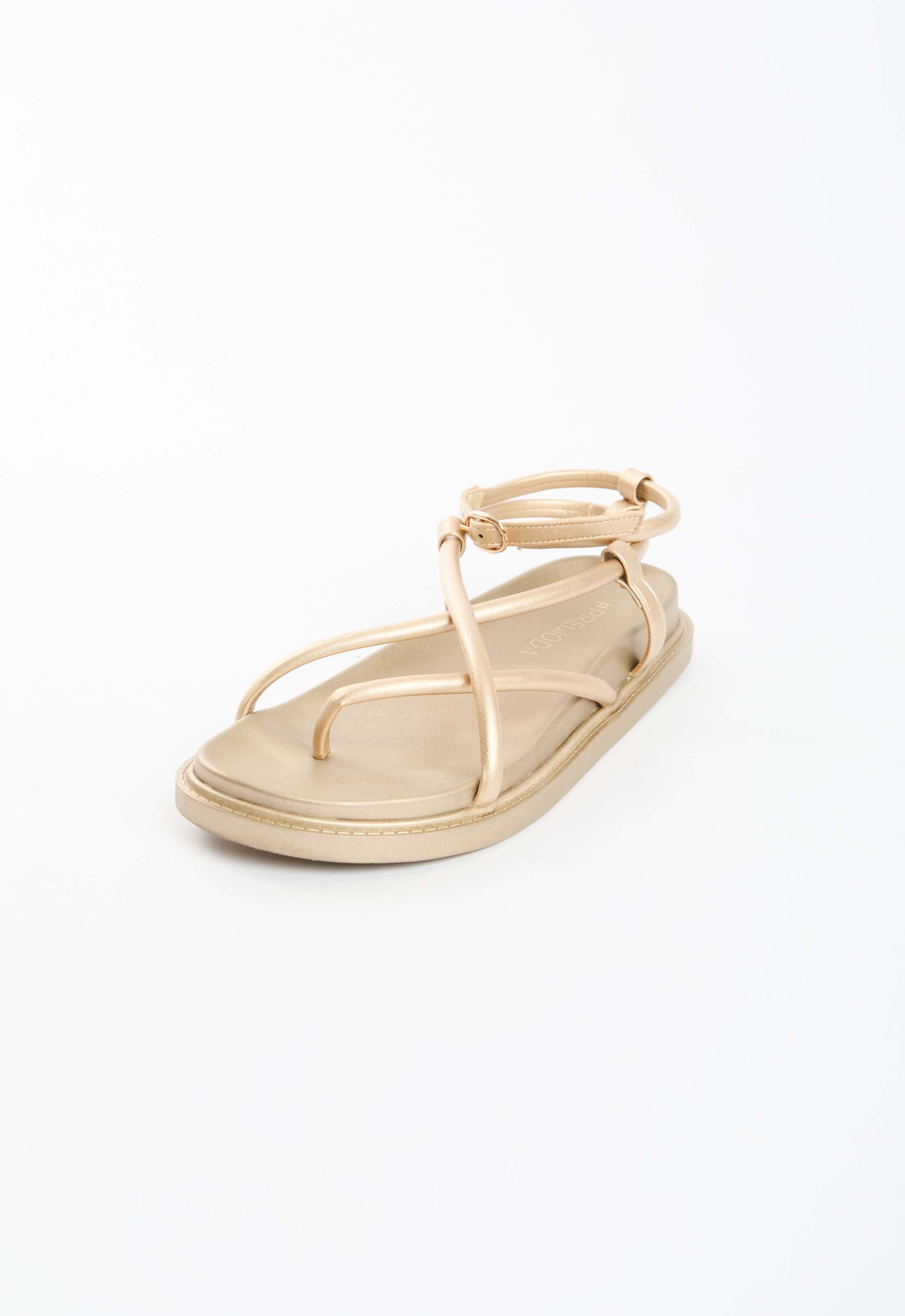 Solid Thong Toe Flat Sandals